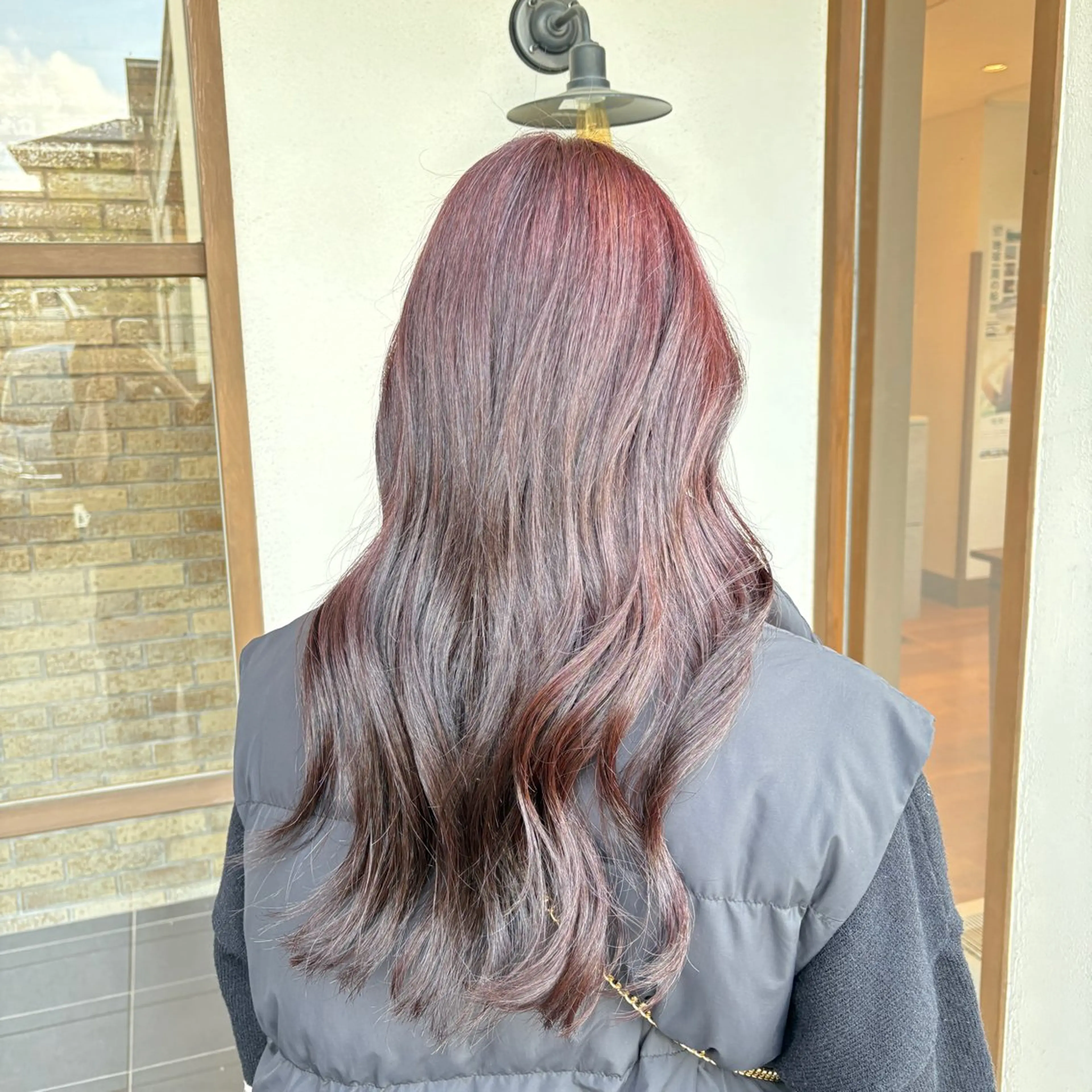 ロング カラー カット ヘアカラー トリートメント SOUPLE 土谷優乃のヘアスタイル