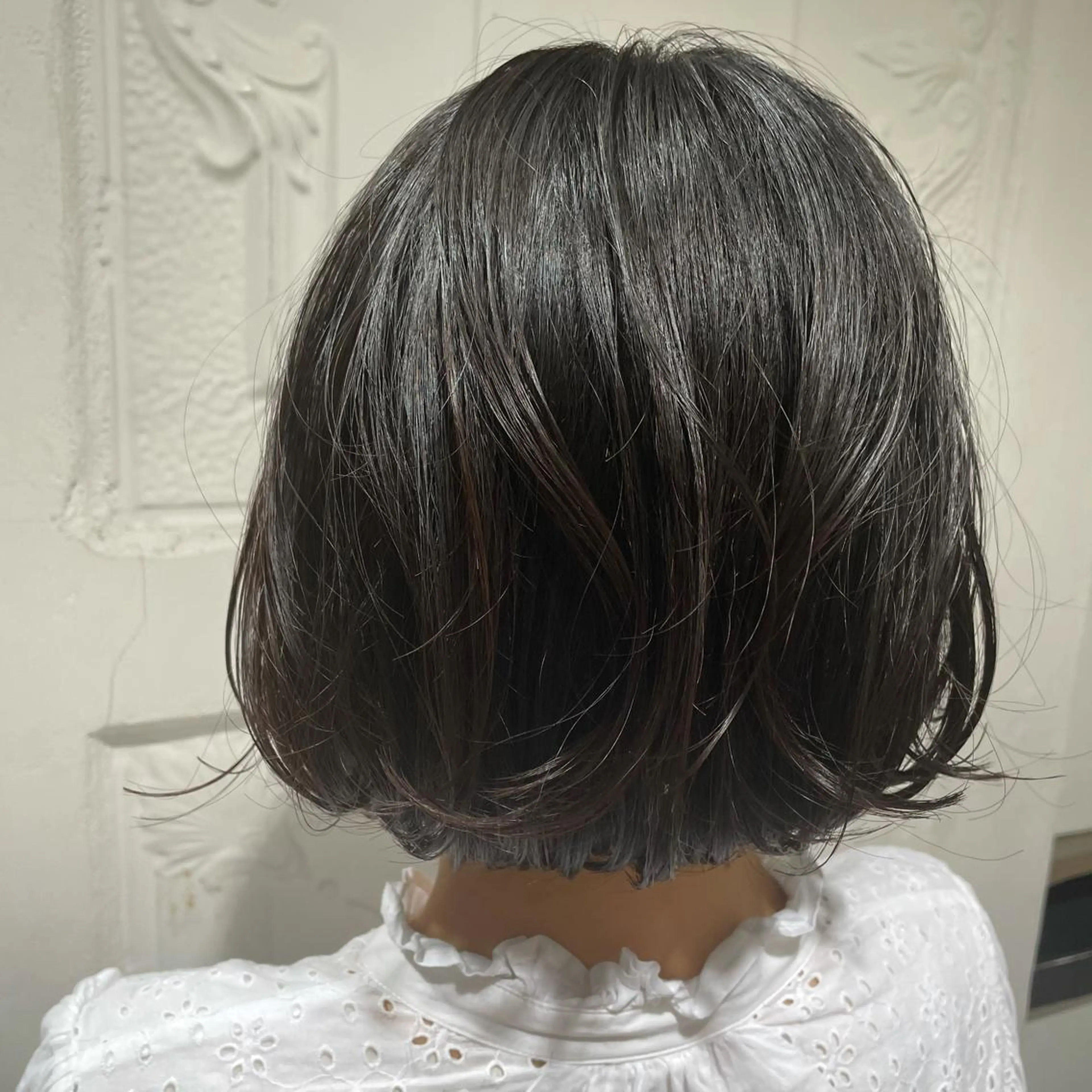 ショート カラー パーマ 髪質改善/縮毛矯正/ 透明感🩵NANAのヘアスタイル