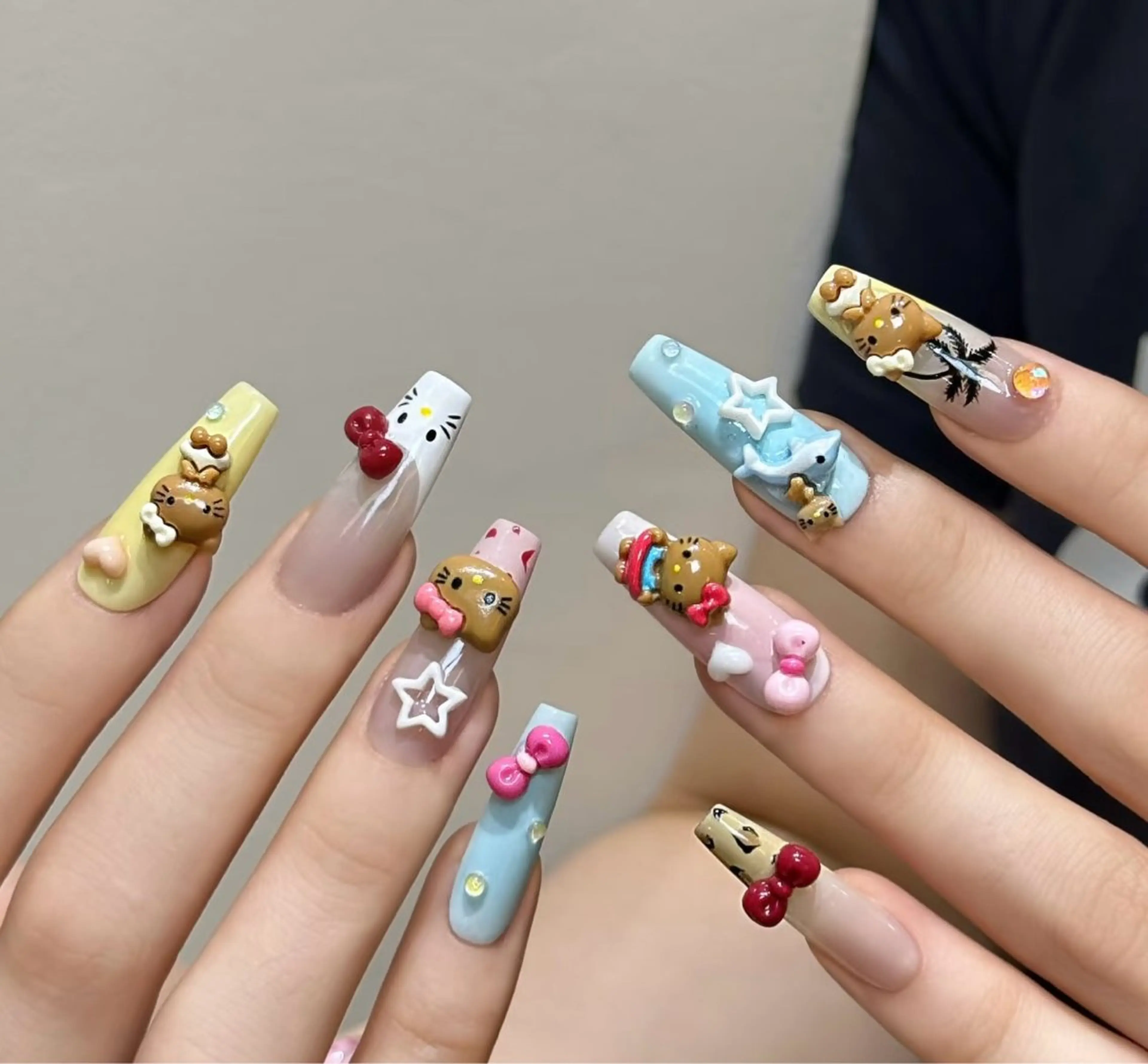 【長さだし】持ち込みデザイン10本ゴージャスコース￥17980→￥15800の写真