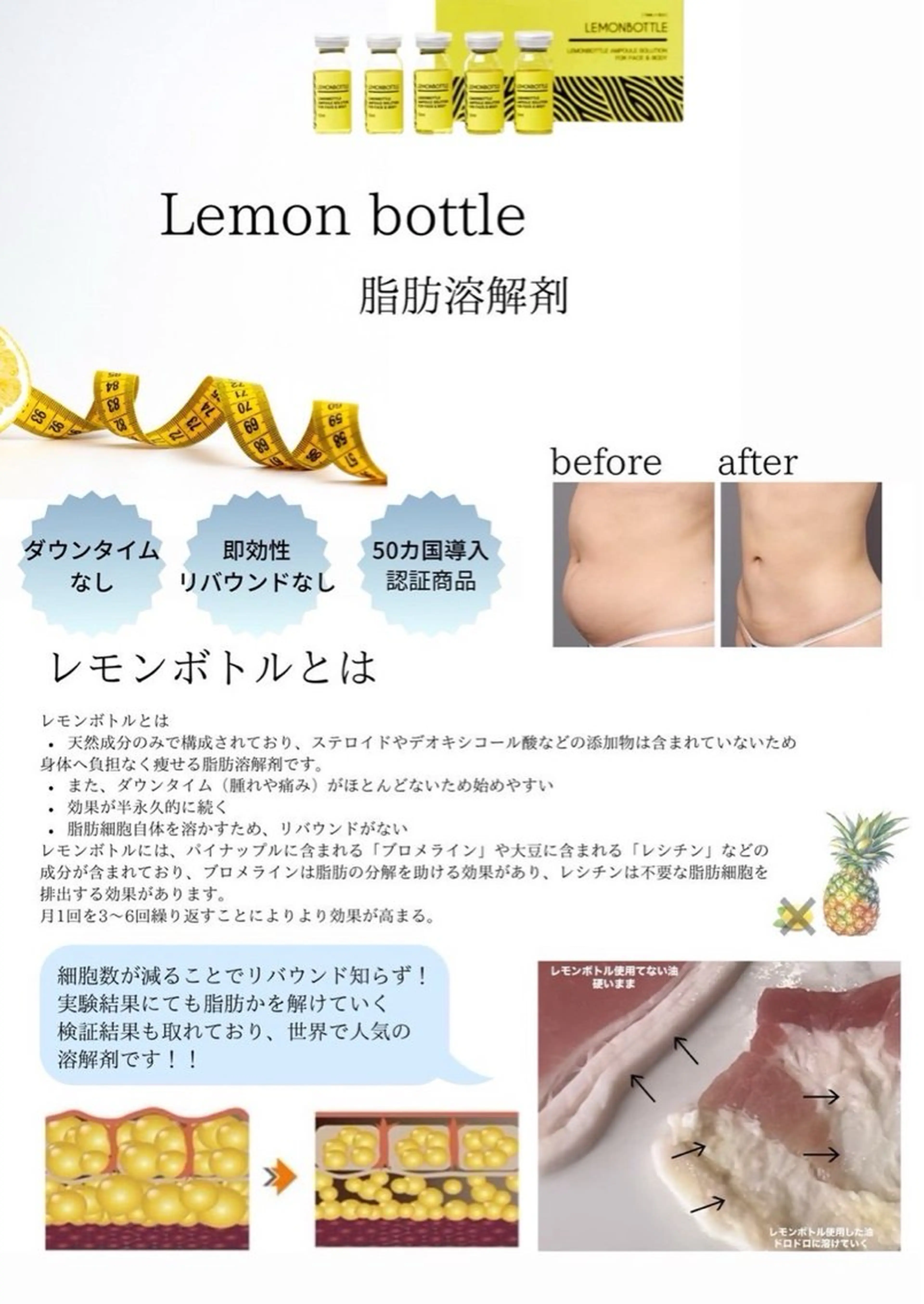 🍋脂肪を溶かす!!の写真