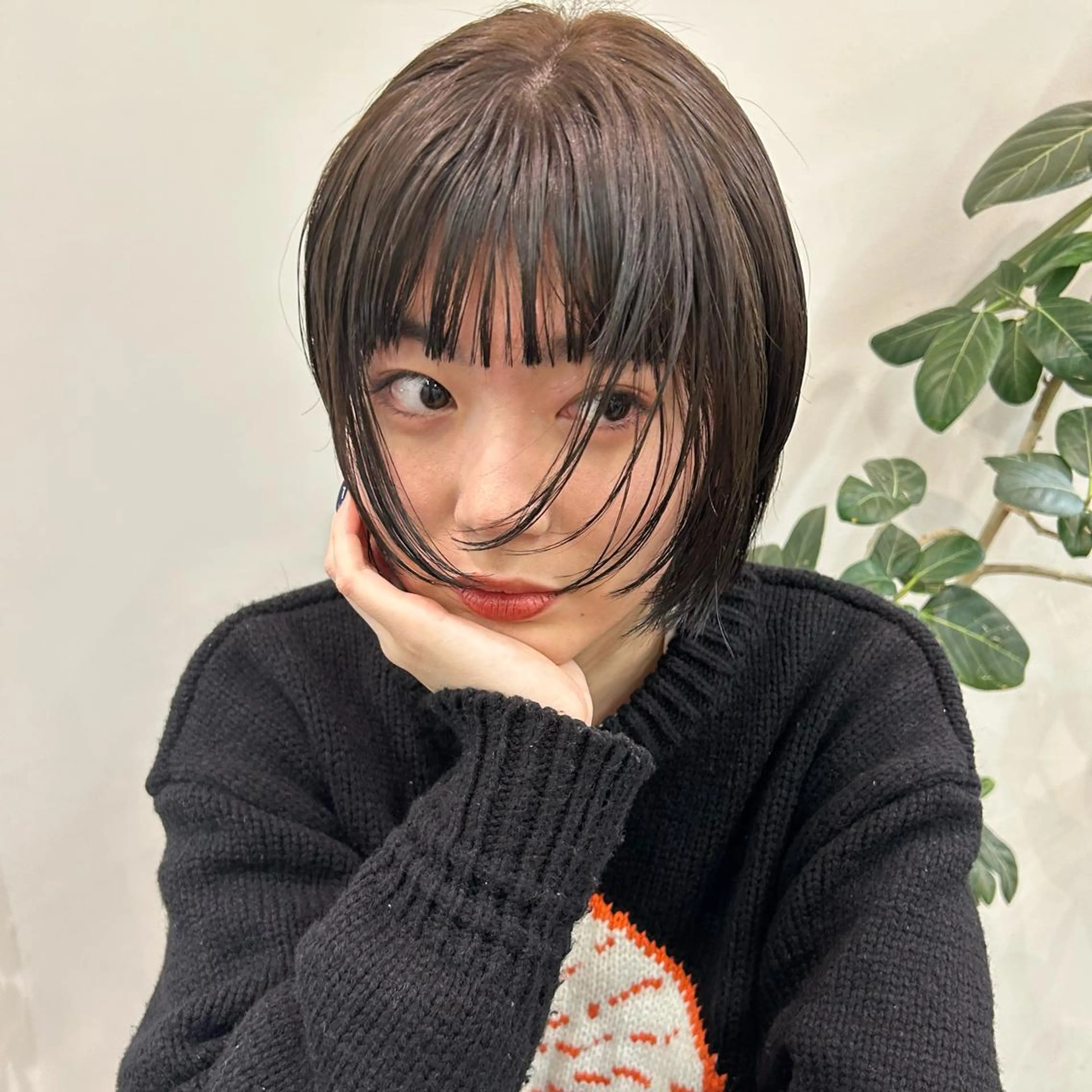 ショート カラー 田中 樹奈のヘアスタイル