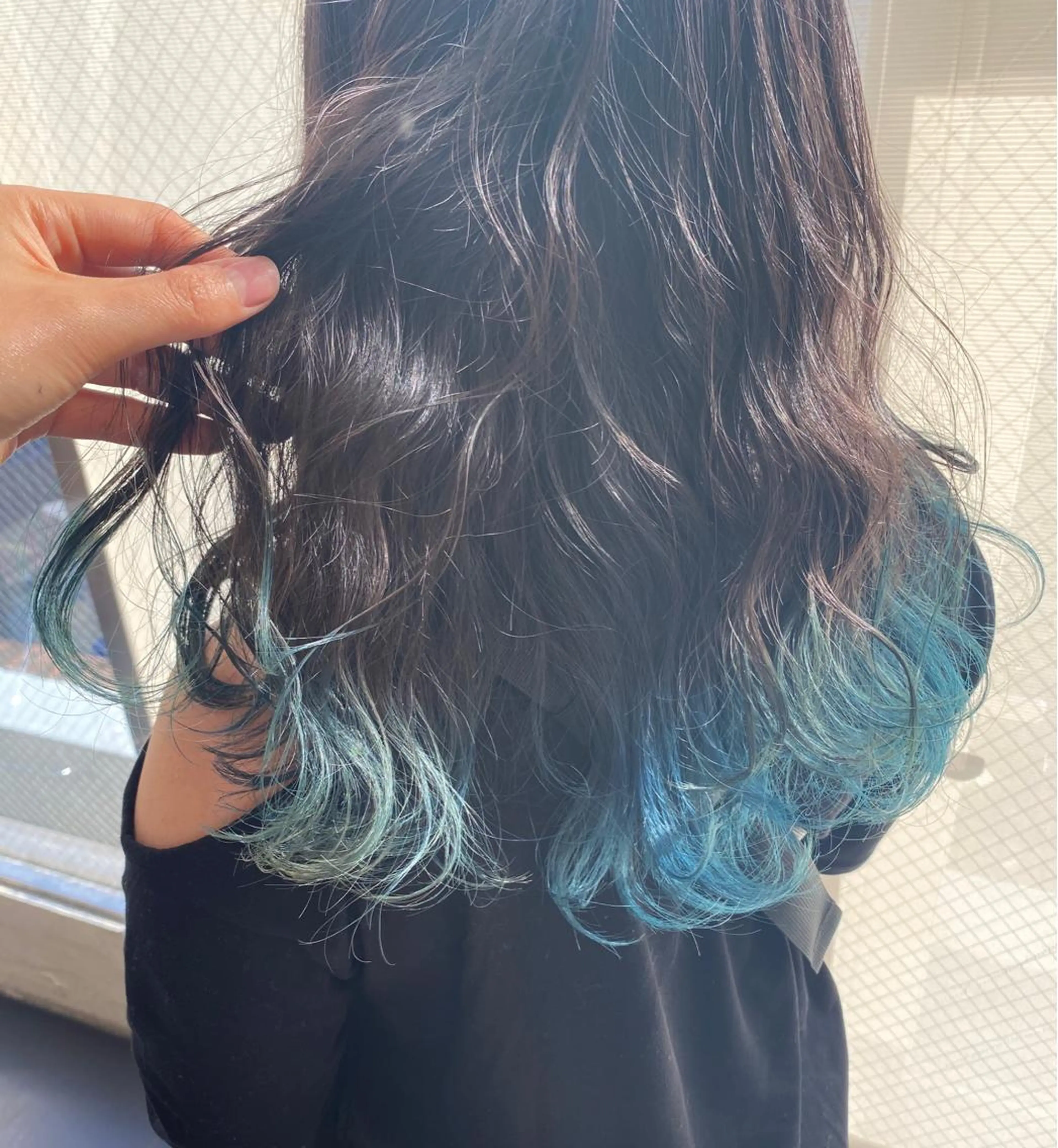 ロング カラー 推しカラー オタク美容師 山本のヘアスタイル