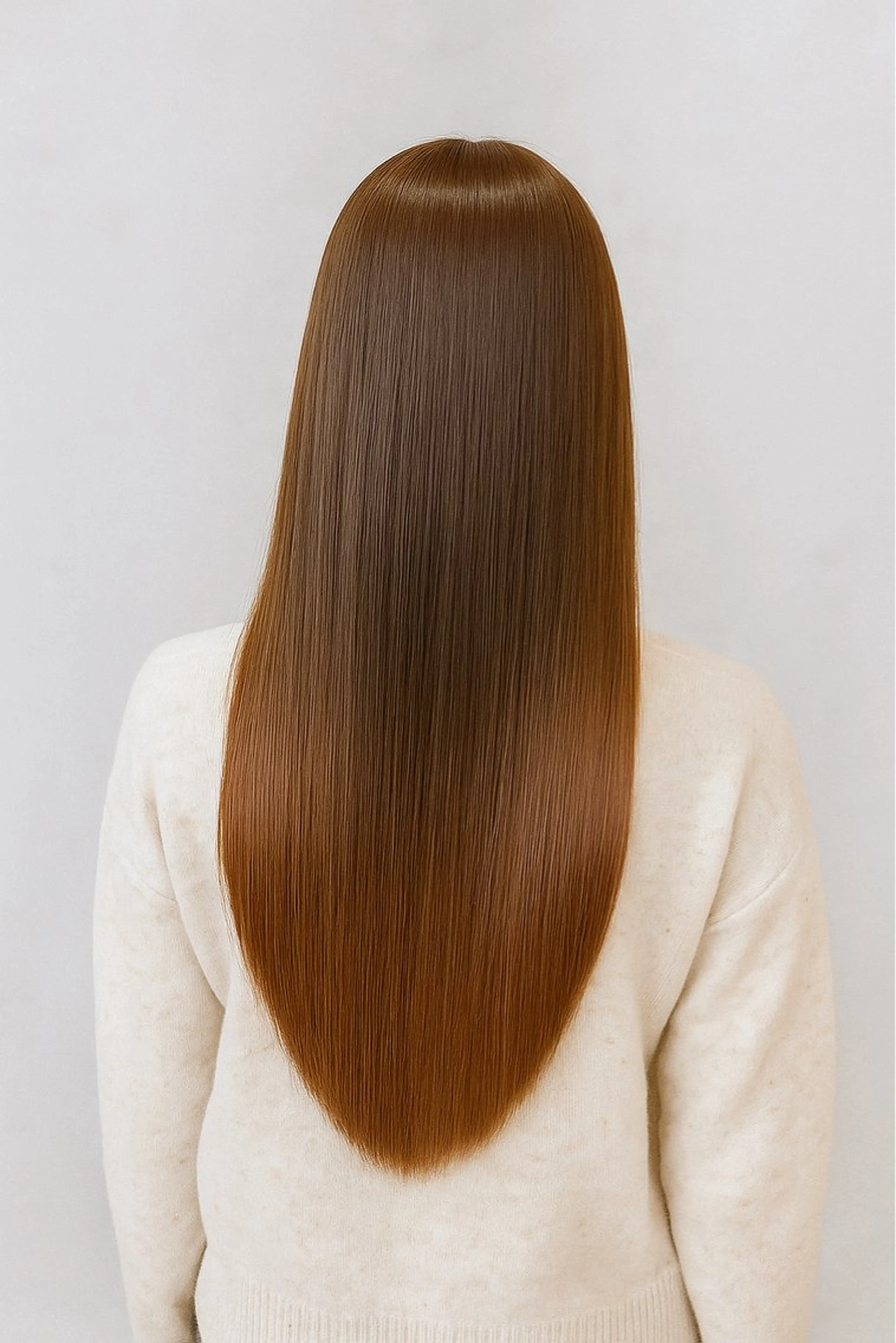 ロング ミストバング ボブ ハイライト 髪質改善 韓国風ヘア The Apartment of Solon Citta 船橋609所属・髪質改善/縮毛矯正/ 美髪/個室/ハラのヘアスタイル