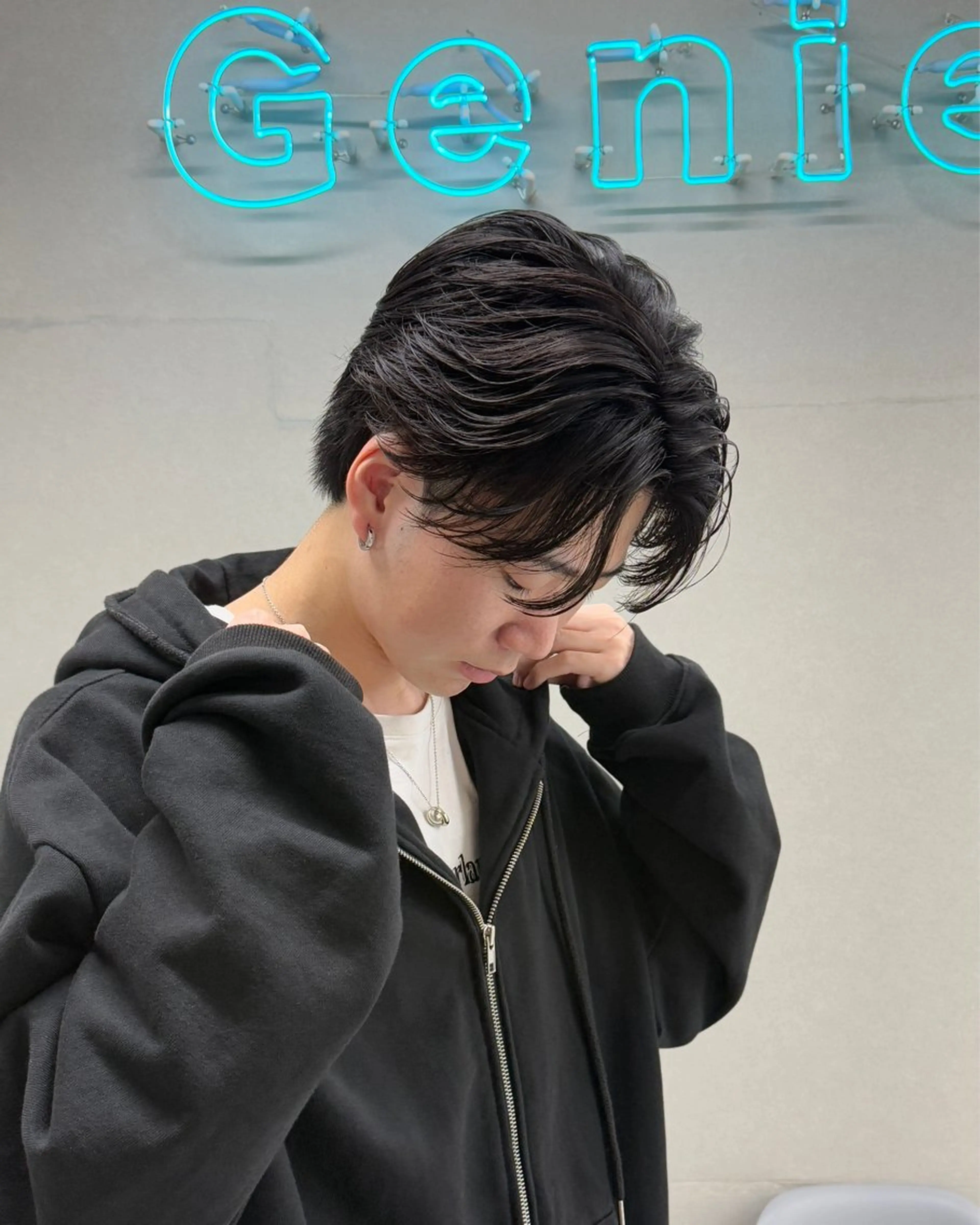 パーマ メンズ カット パーマ トリートメント ヘアセット シャドウパーマ/ メンズ/KENTAのヘアスタイル