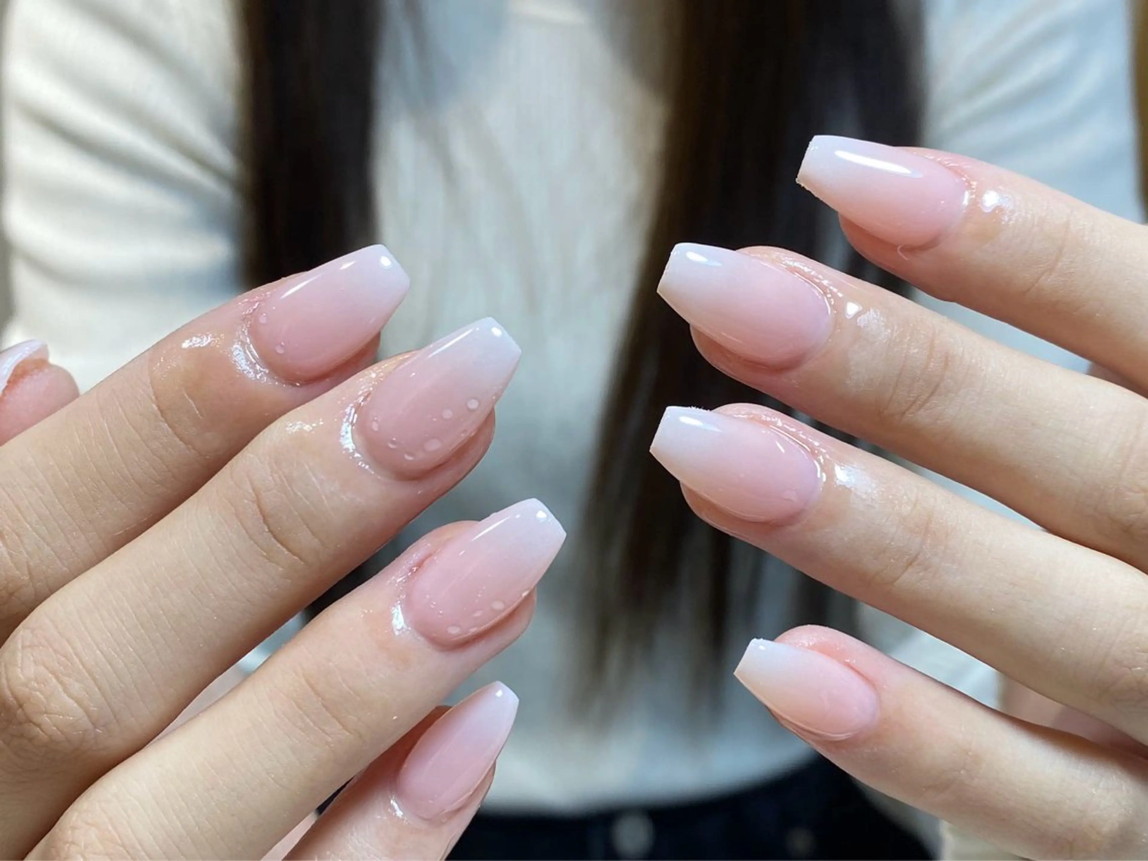 ネイル 長さ出し ハンドネイル Venus nail チップ長さだし専門店のネイルデザイン