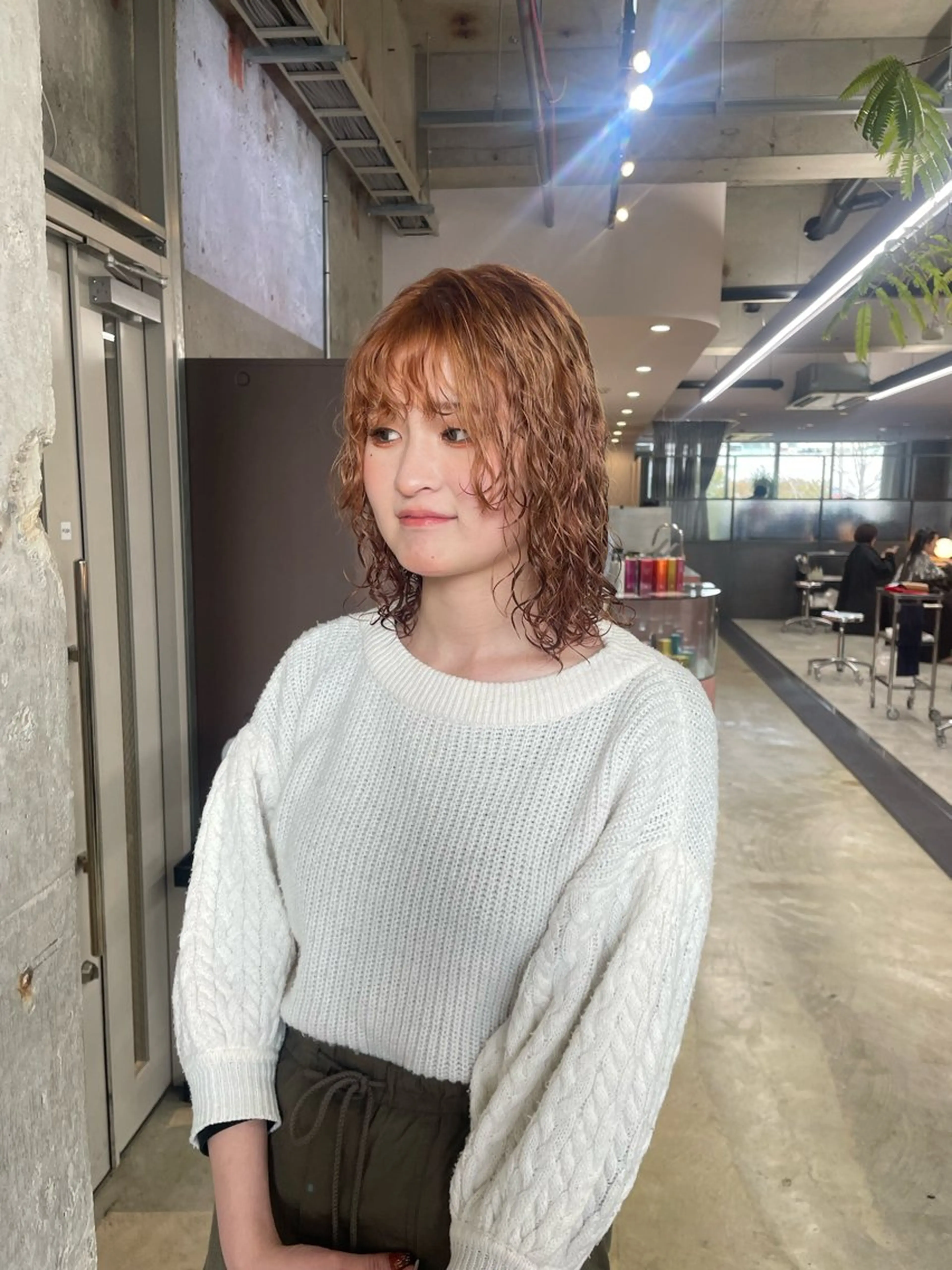 💫ワンカラー＋パーマ+カット💫(レディースのみ)の写真