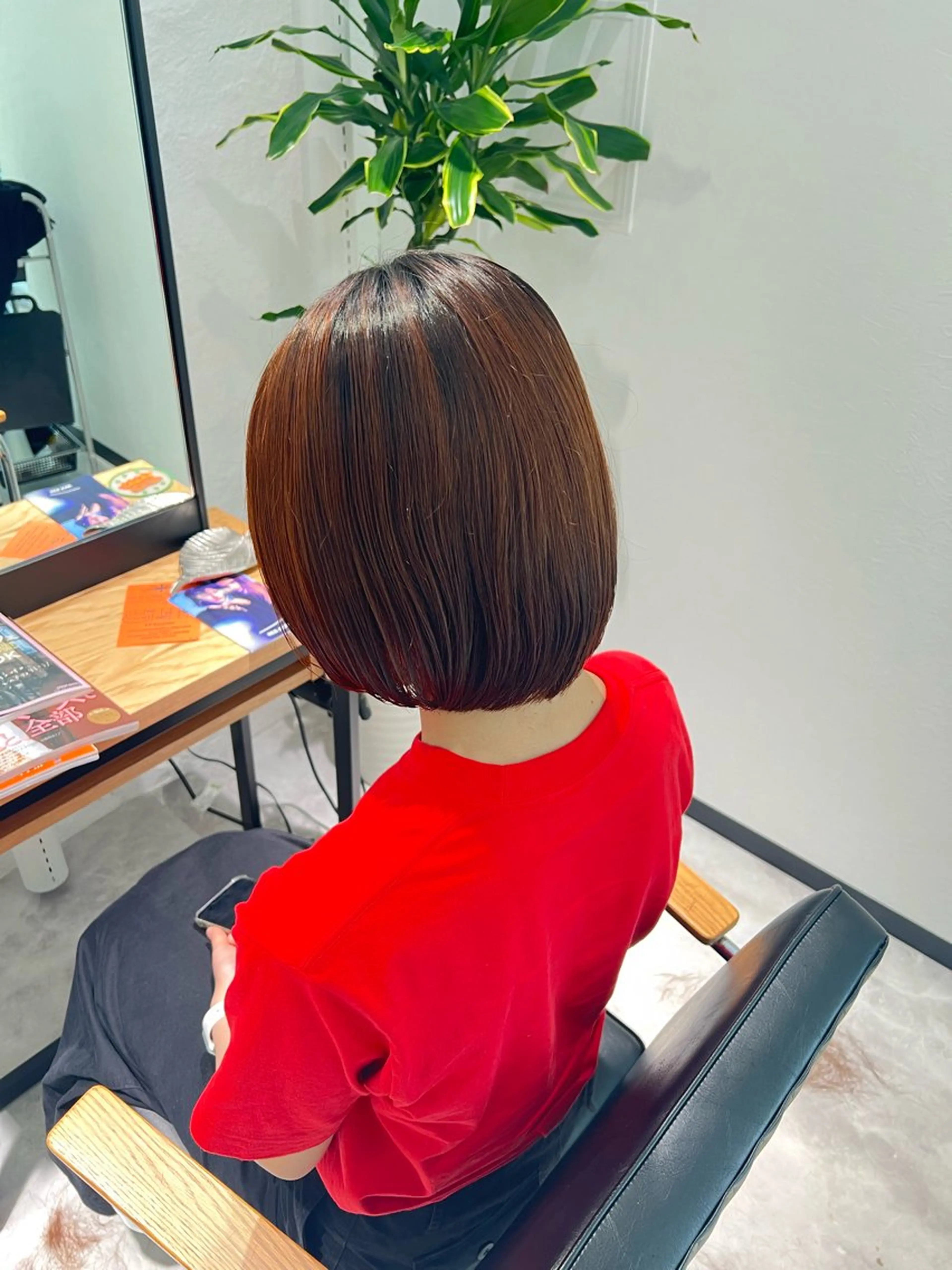 ショート カラー ヘアアレンジ ボブ 「sumi」 AMIのヘアスタイル