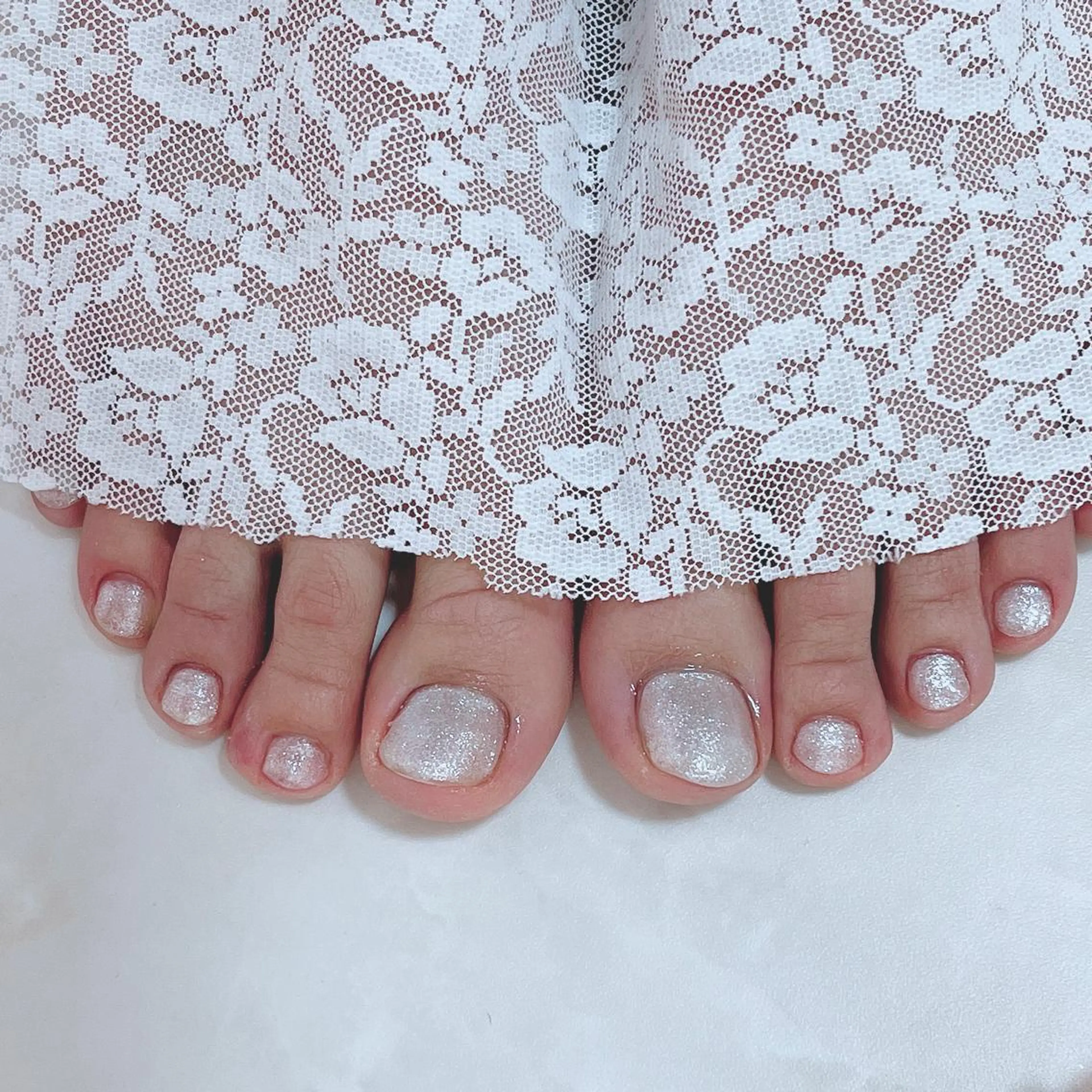 《ご新規様》パーツ代込み!!おまかせフットネイル♡オフ無料の写真