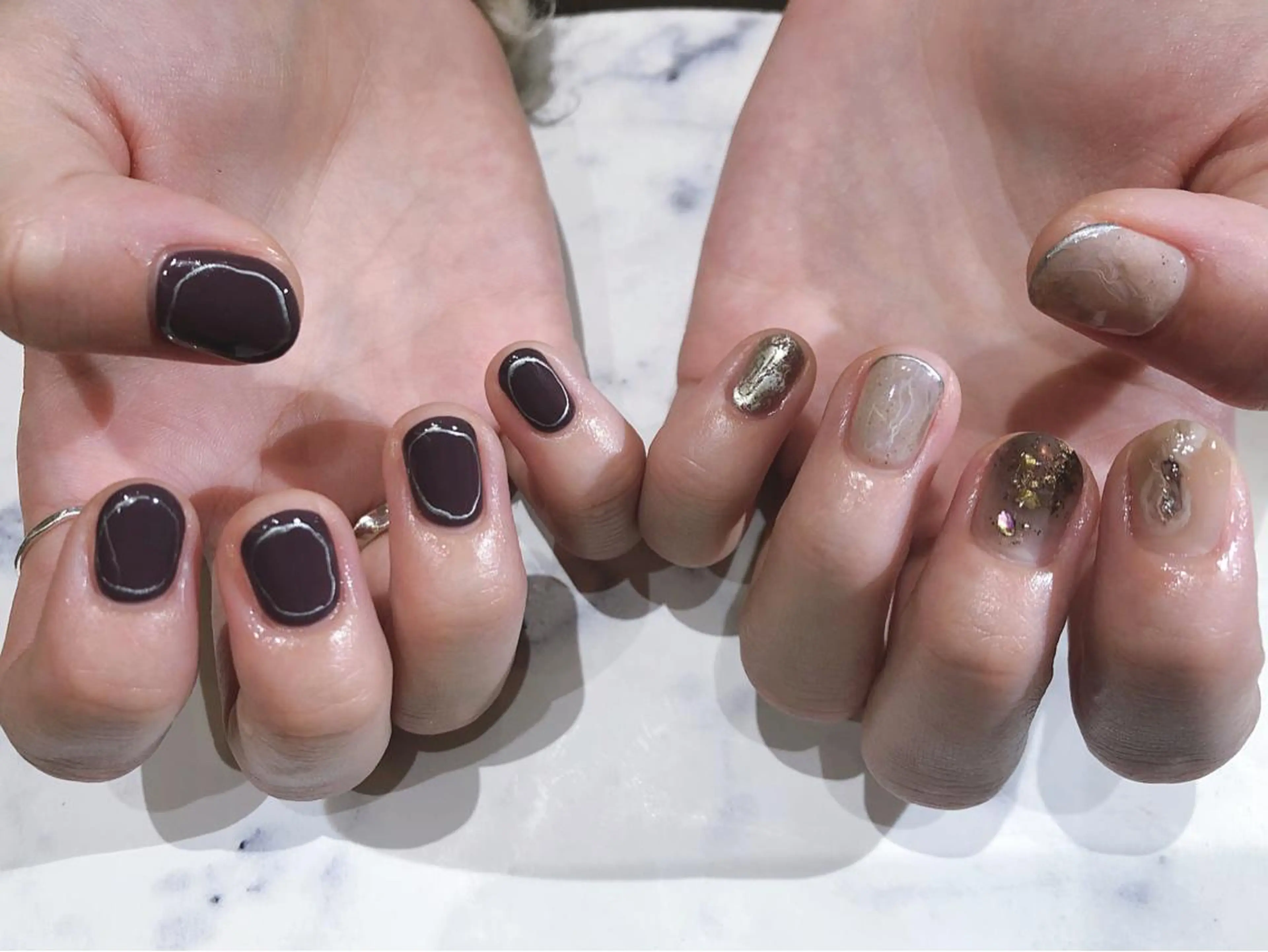 ショート カラー キッズ ネイル マツエク・マツパ illum hicariのネイルデザイン