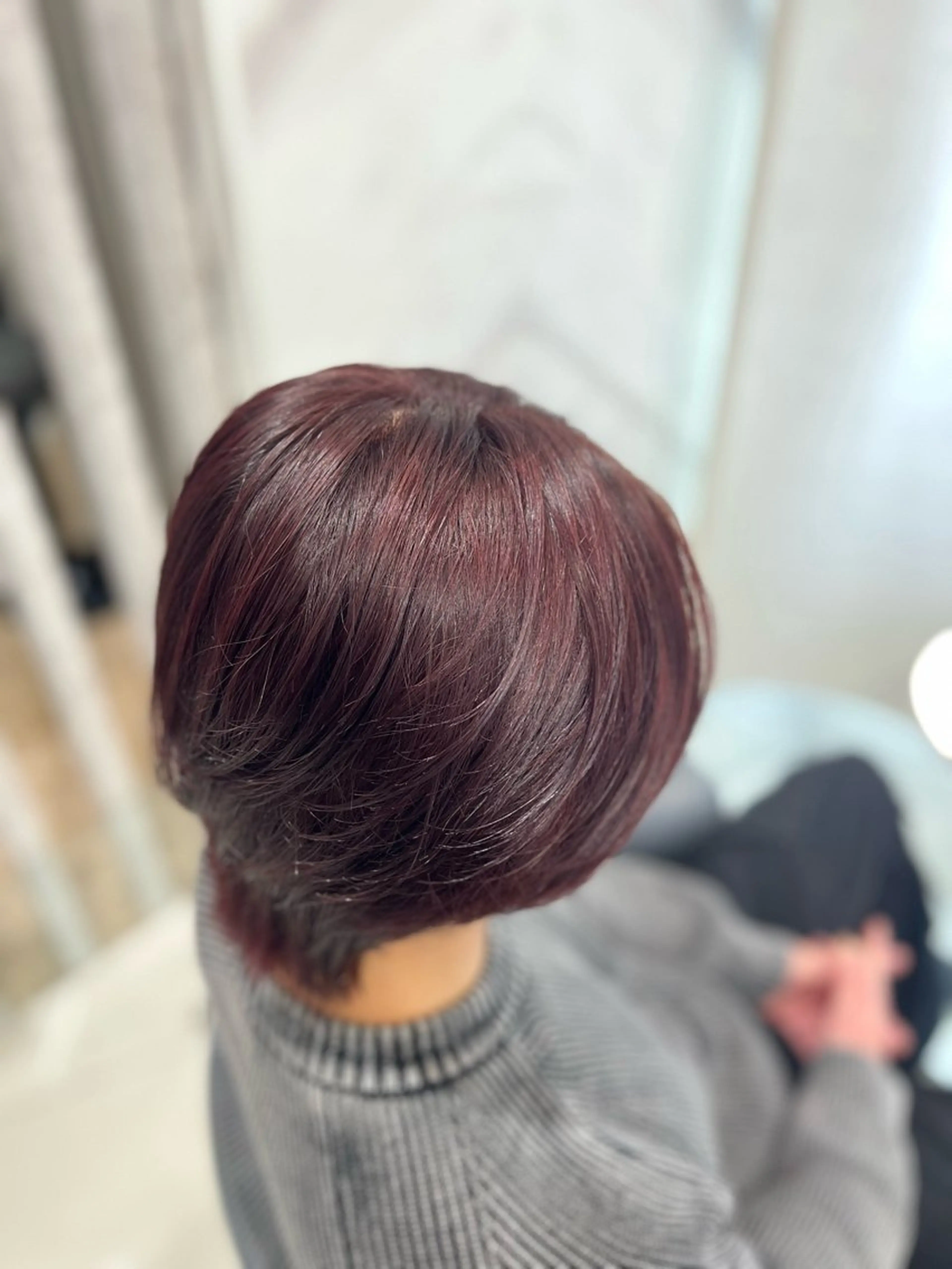 カラー メンズ メンズブリーチ ブリーチ ブラウンカラー ブリーチなしカラー レッドカラー ヘアカラー Haru /暖色🍷 /ボルドー/韓国ヘアのヘアスタイル