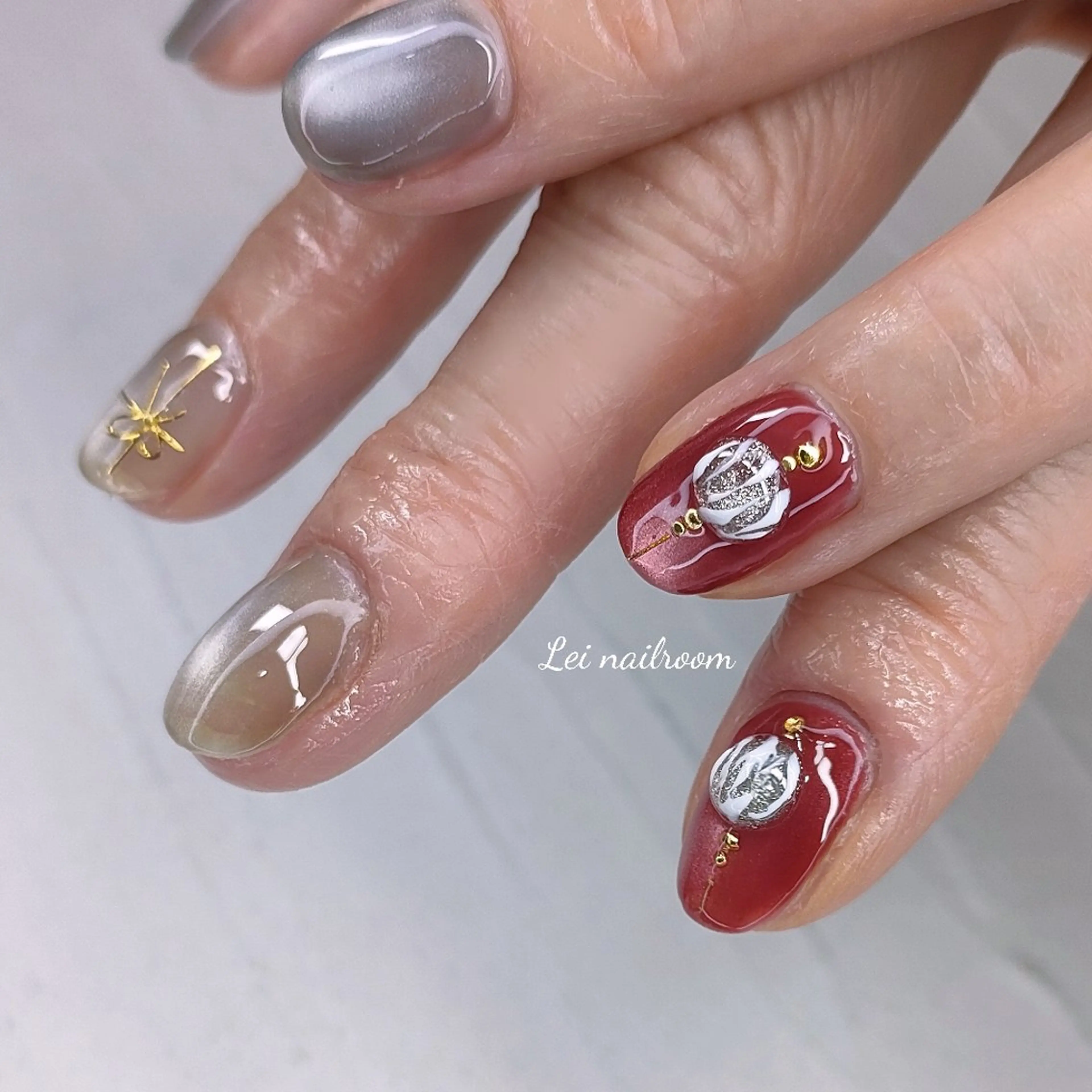 ネイル アートネイル ジェルネイル ネイルチップ lei🌼 nailroomのネイルデザイン