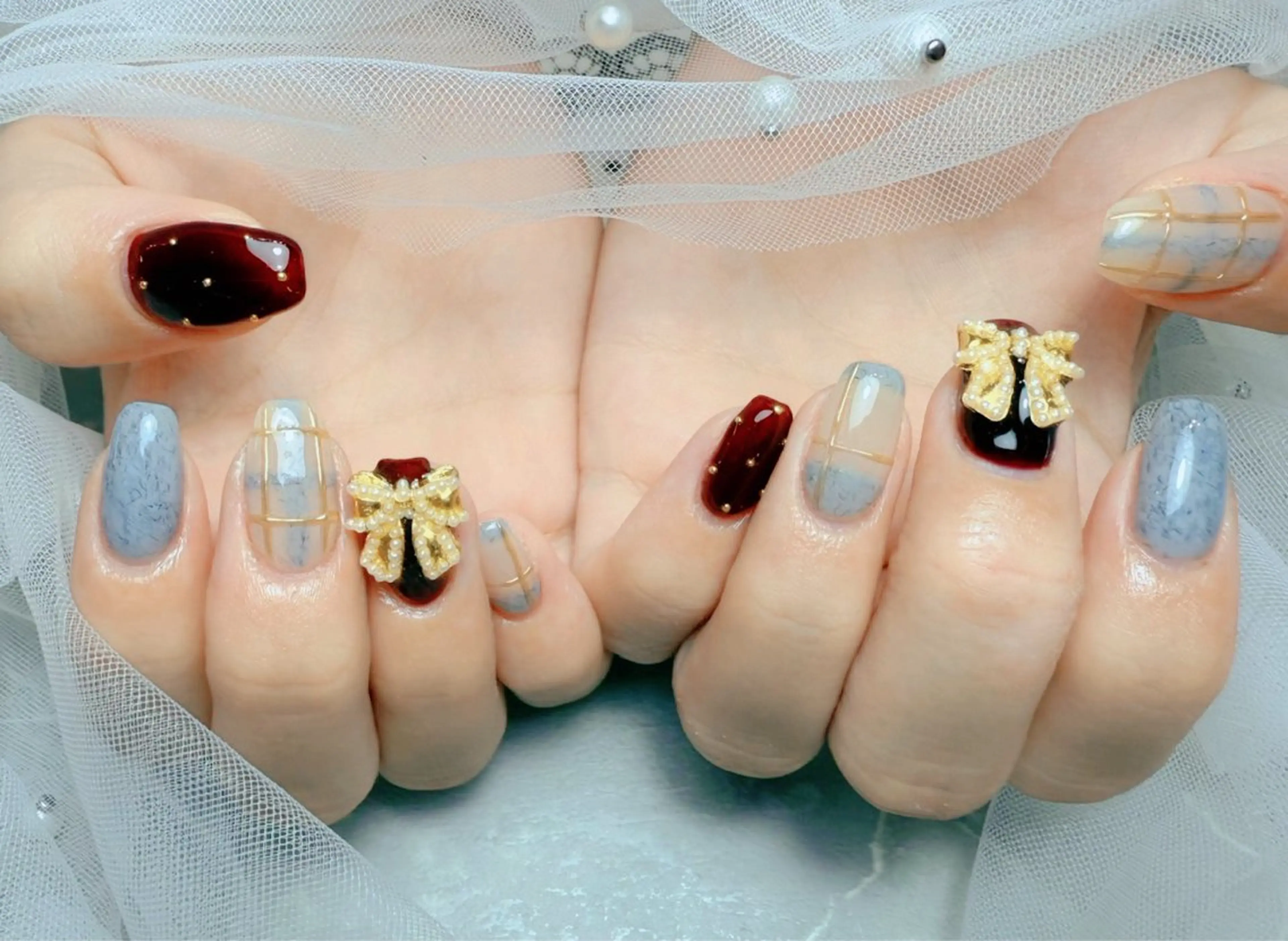 ネイル マジック ミラーのネイルデザイン