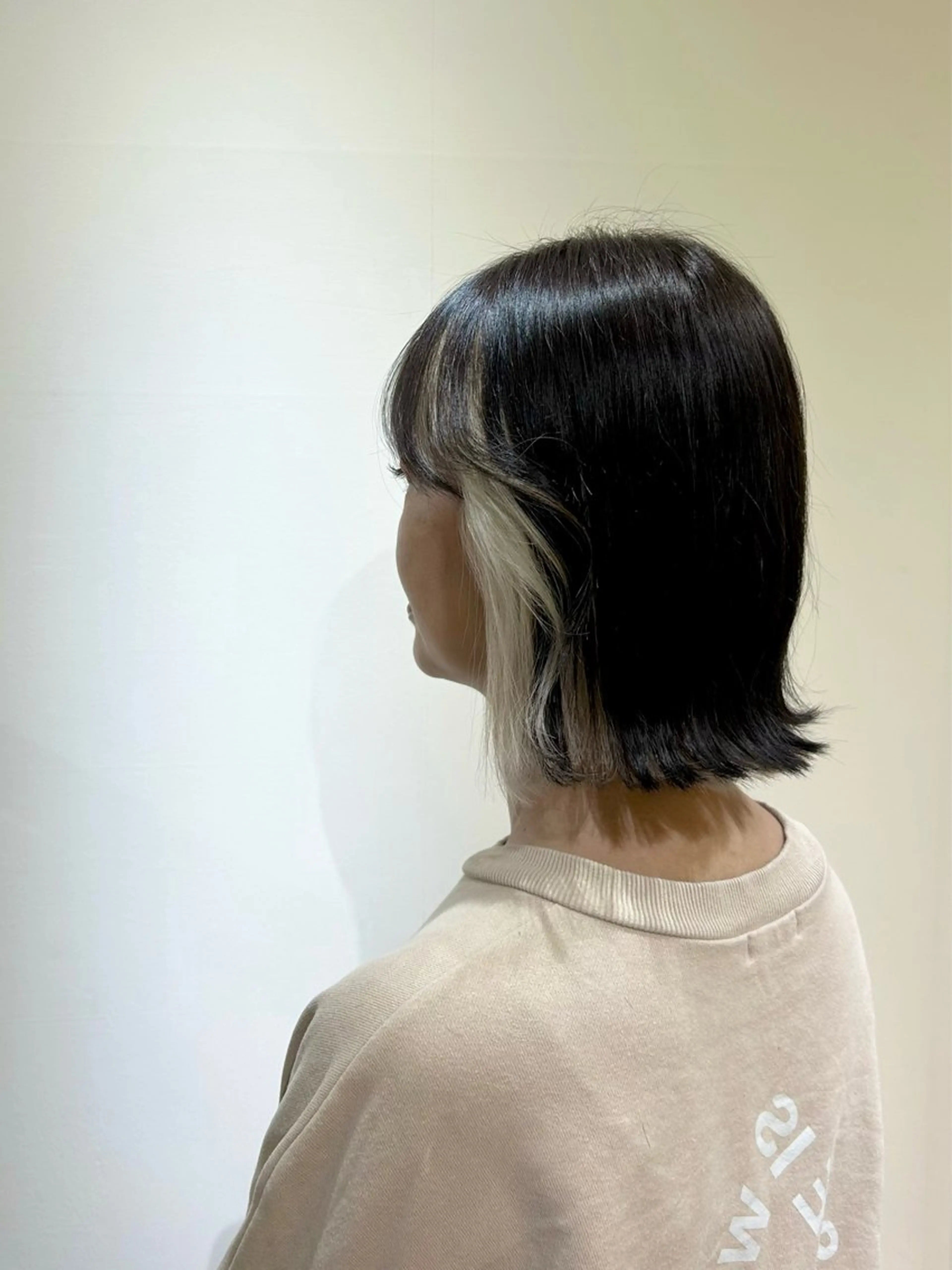 ショート 韓国風ヘア トリートメント ·.⟡ 福田 彩乃 透明感カラー🪄🩵のヘアスタイル