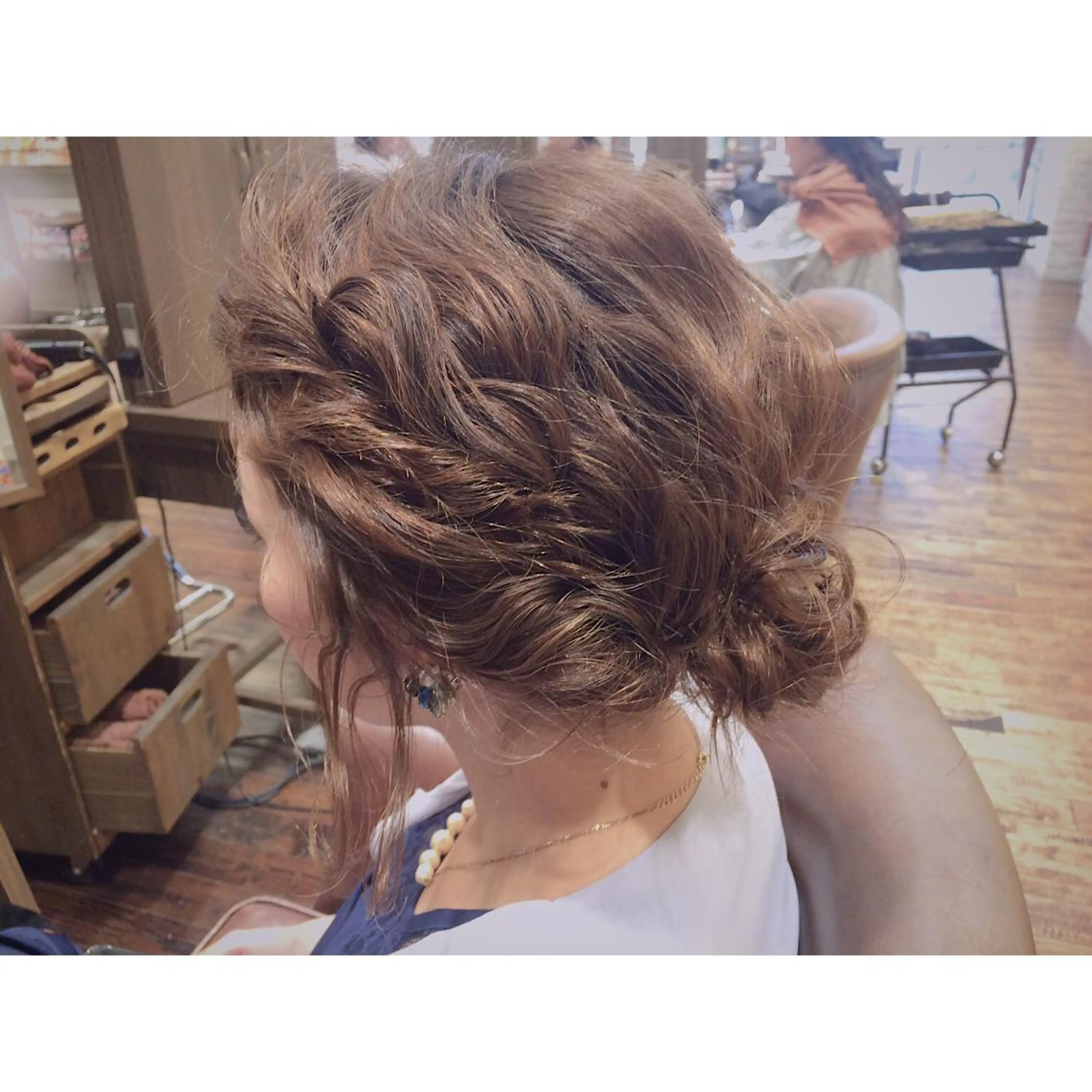 ヘアアレンジ 藤井 菜緒のヘアスタイル