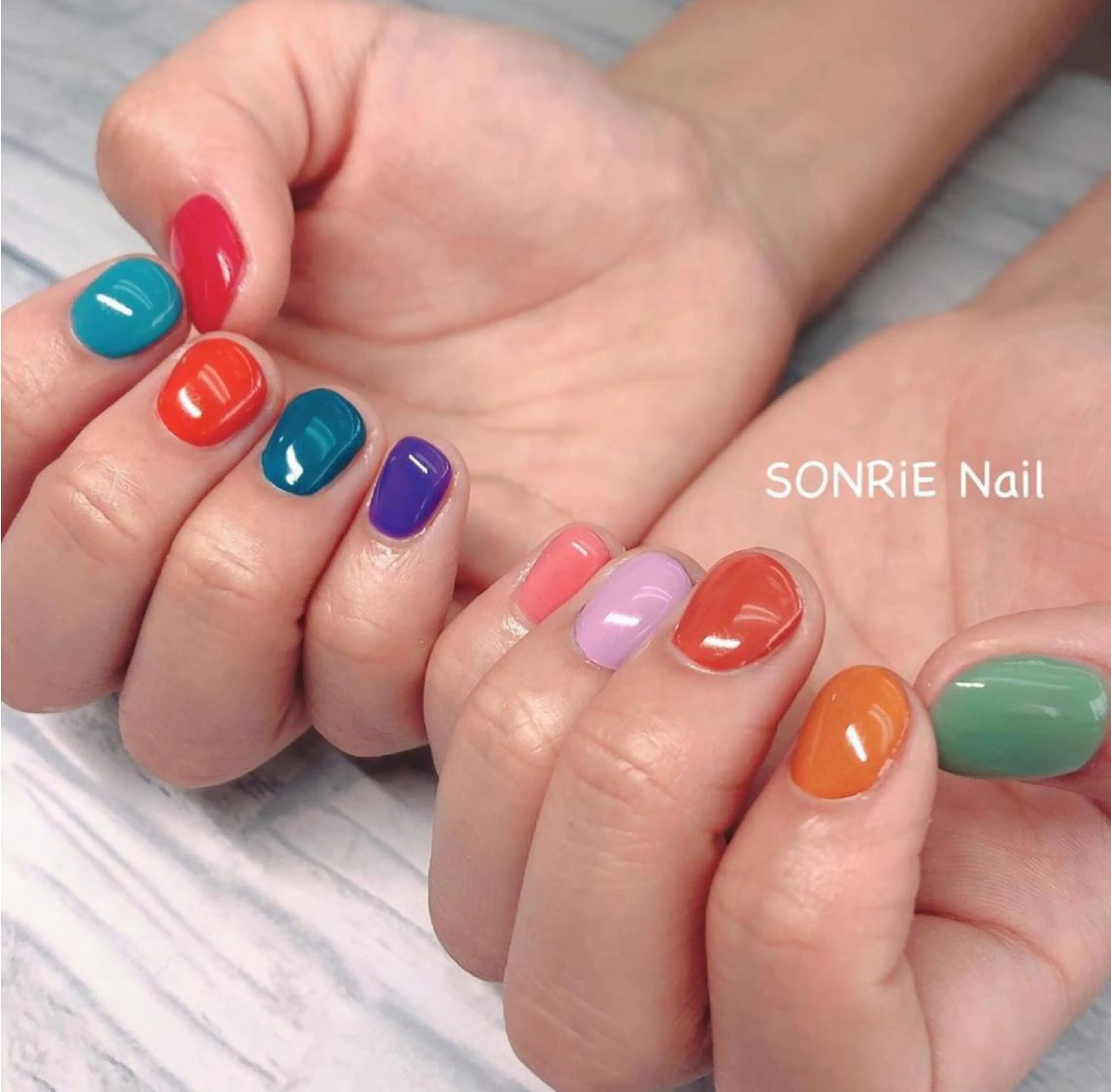 ネイル 豊橋美容院 ソンリエのヘアスタイル