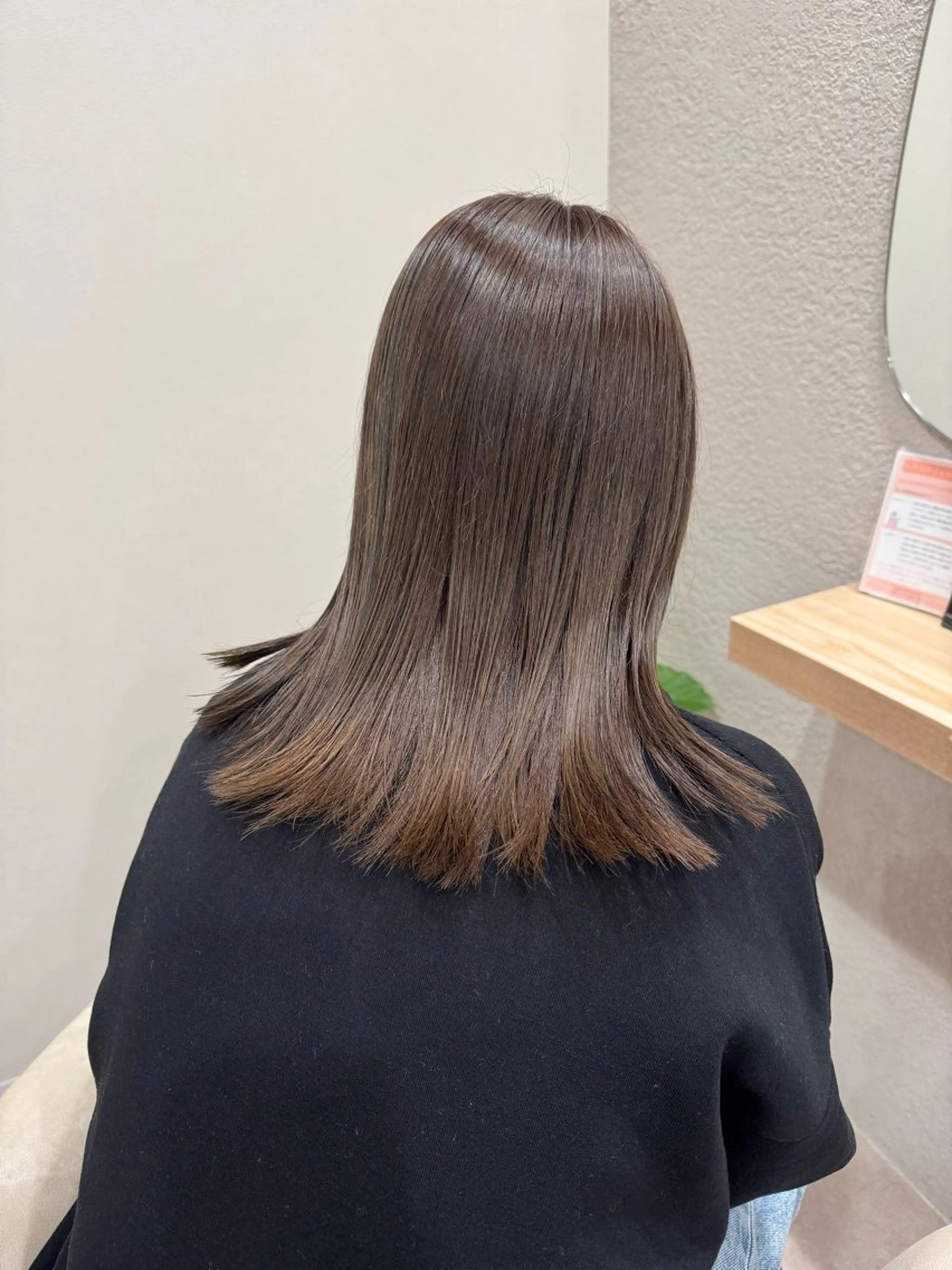 セミロング カラー カット ヘアカラー トリートメント ヘッドスパ 蟹江 聡太✨レイヤーカットのヘアスタイル