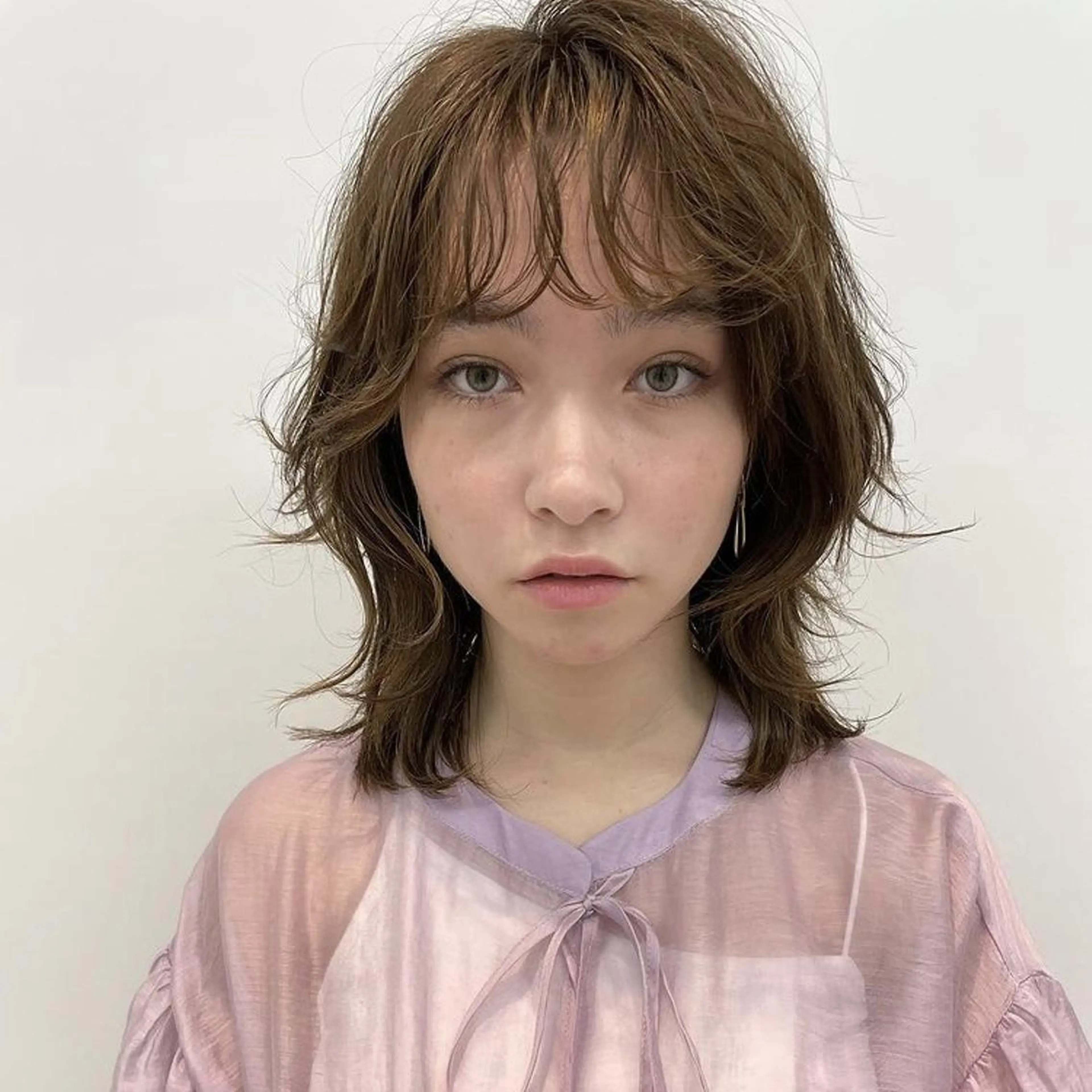ミディアム ヘアアレンジ ミディアムパーマ ボブ ハイライト 髪質改善 縮毛矯正 オーダー  府中のヘアスタイル