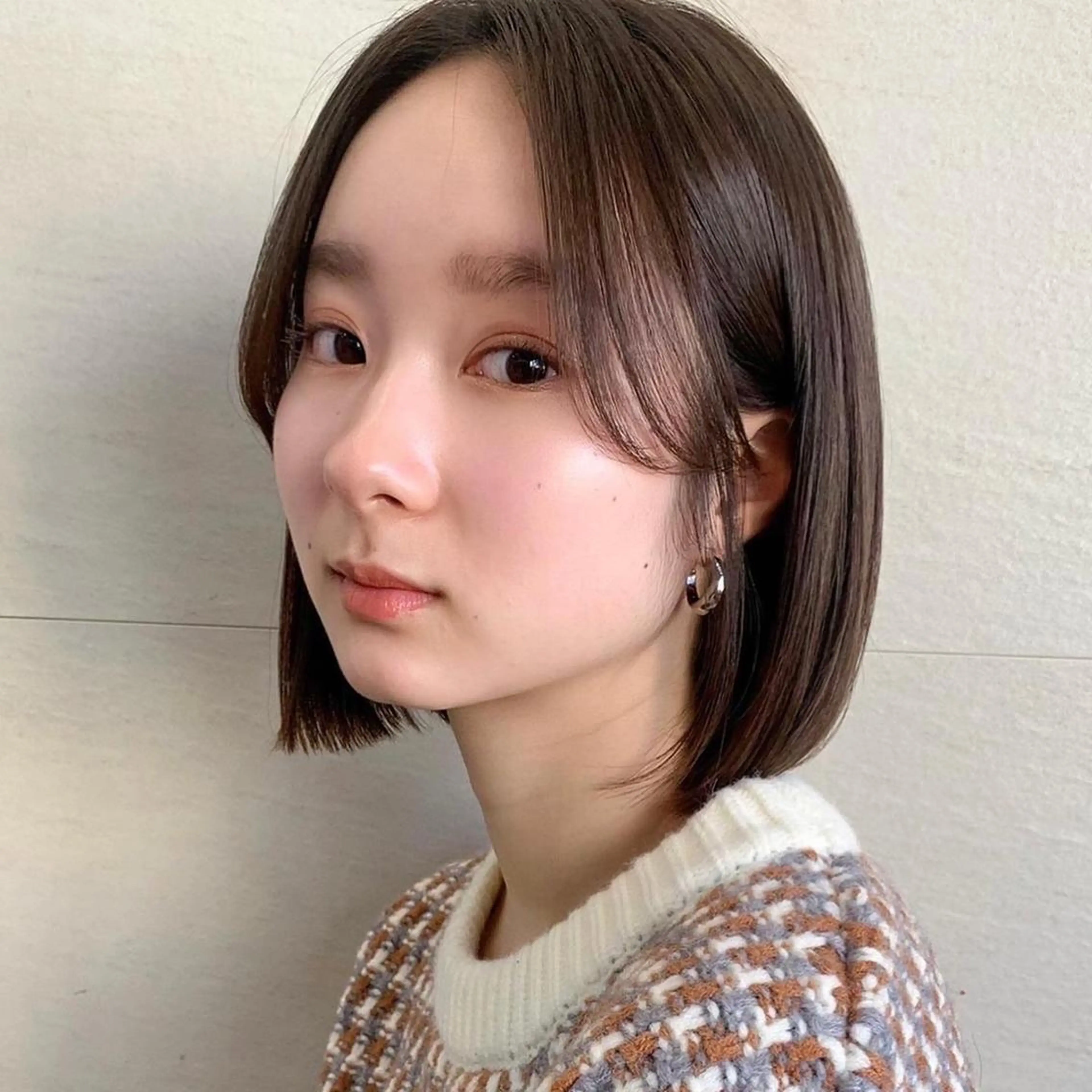 ショート カラー 🌱小顔ヘア/ボブ ミディアム/双葉🌱のヘアスタイル