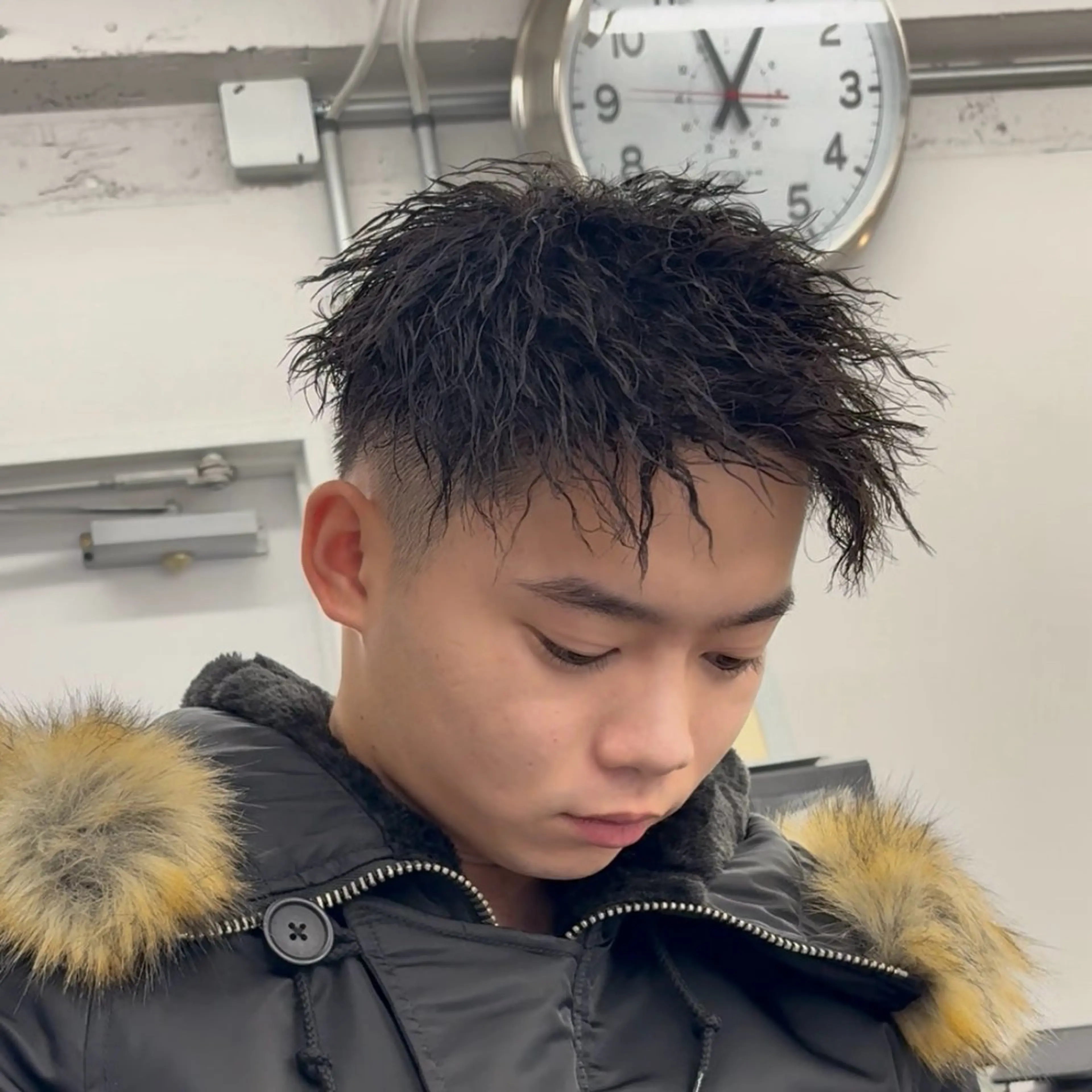 パーマ メンズ 💋ホワイトメッシュ /パーマ/メンズ💋のヘアスタイル