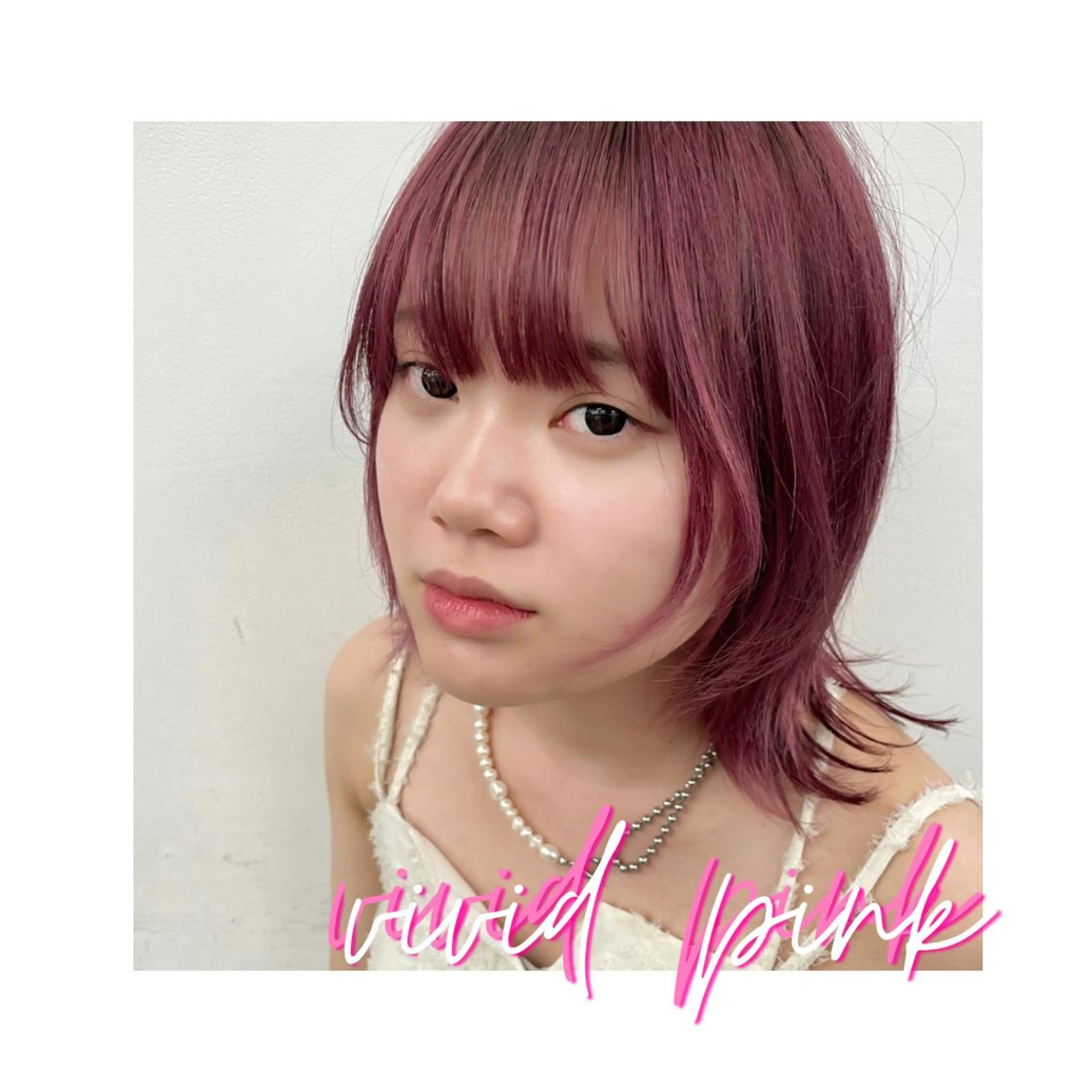 ミディアム レイヤー/デジパ SAKIのヘアスタイル