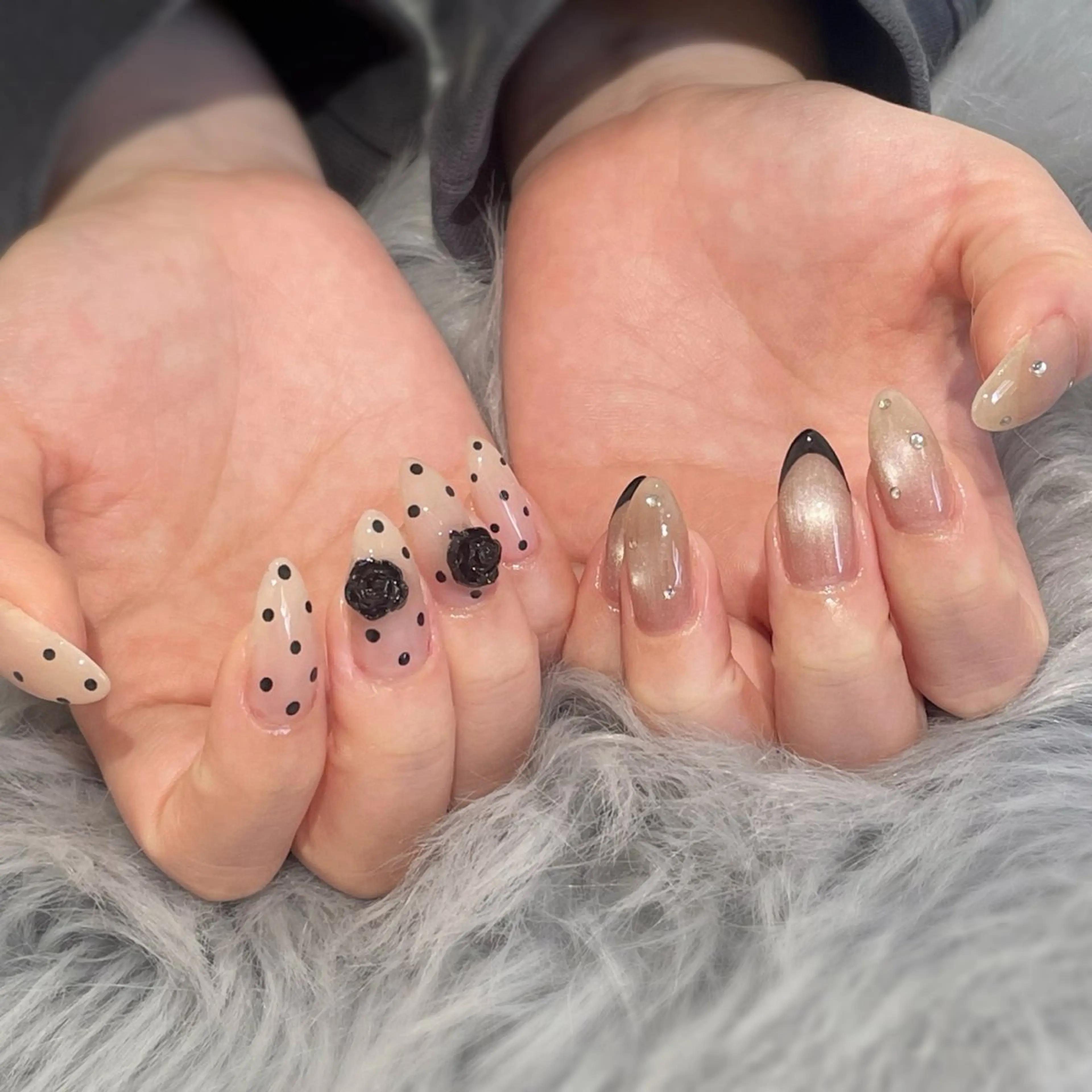 ネイル ハンドネイル RICO Nail パーツつけ放題🌈のネイルデザイン
