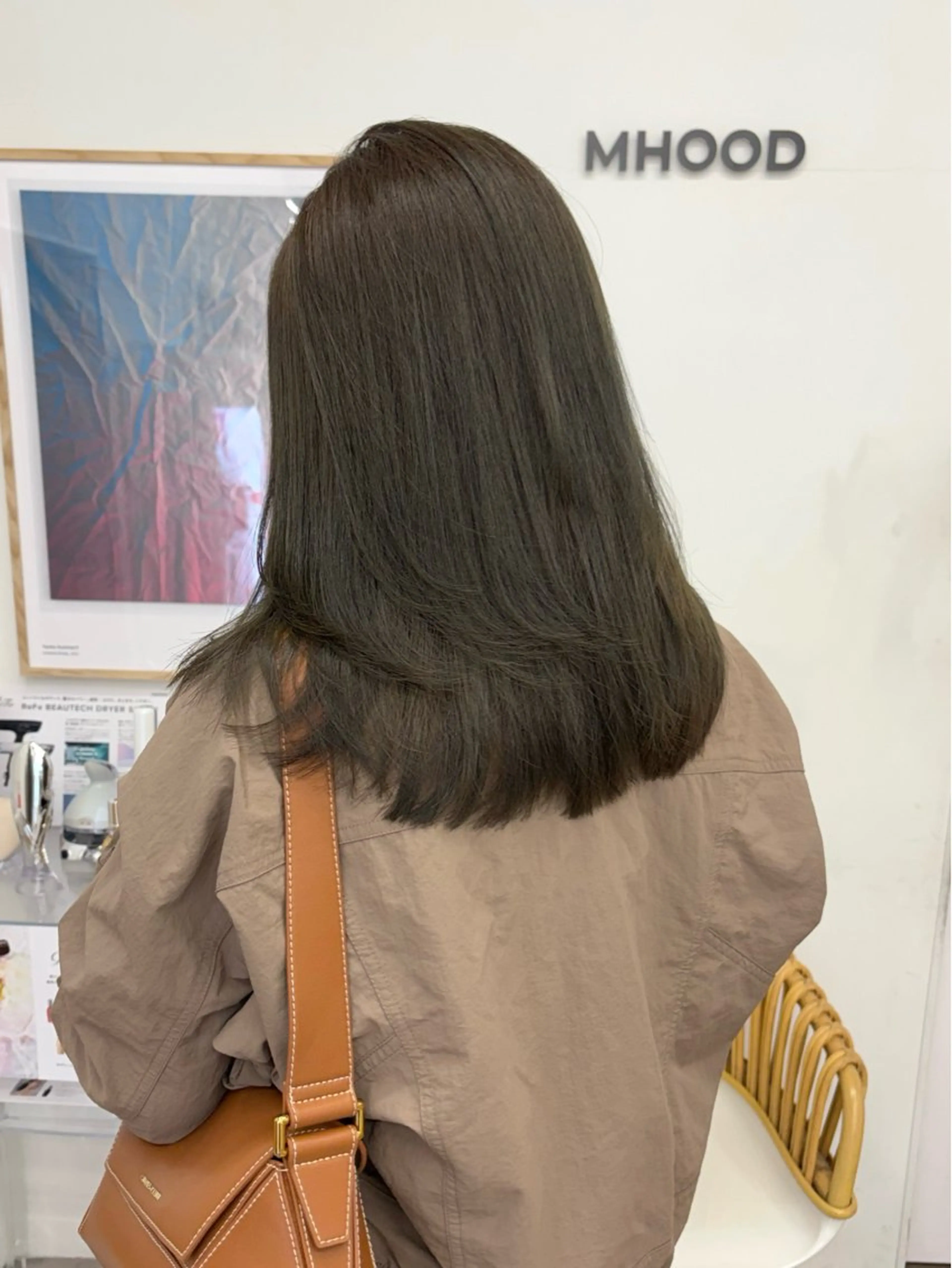 ミディアム カラー カット ヘアカラー トリートメント 透明感カラー🫧 nanohaのヘアスタイル