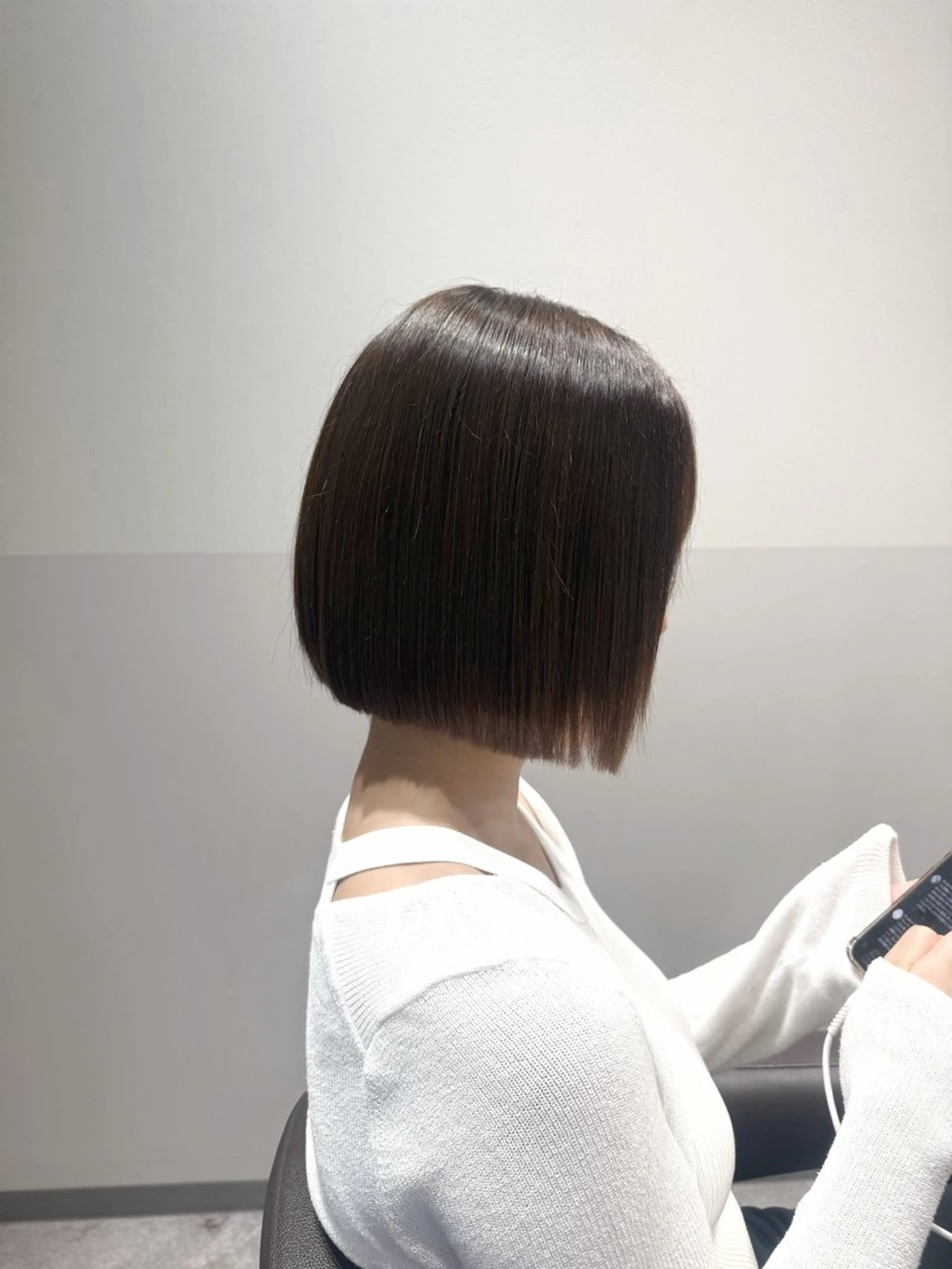 ショート ボブ カット ヘアカラー トリートメント 田中大星 /ボブ 縮毛矯正のヘアスタイル