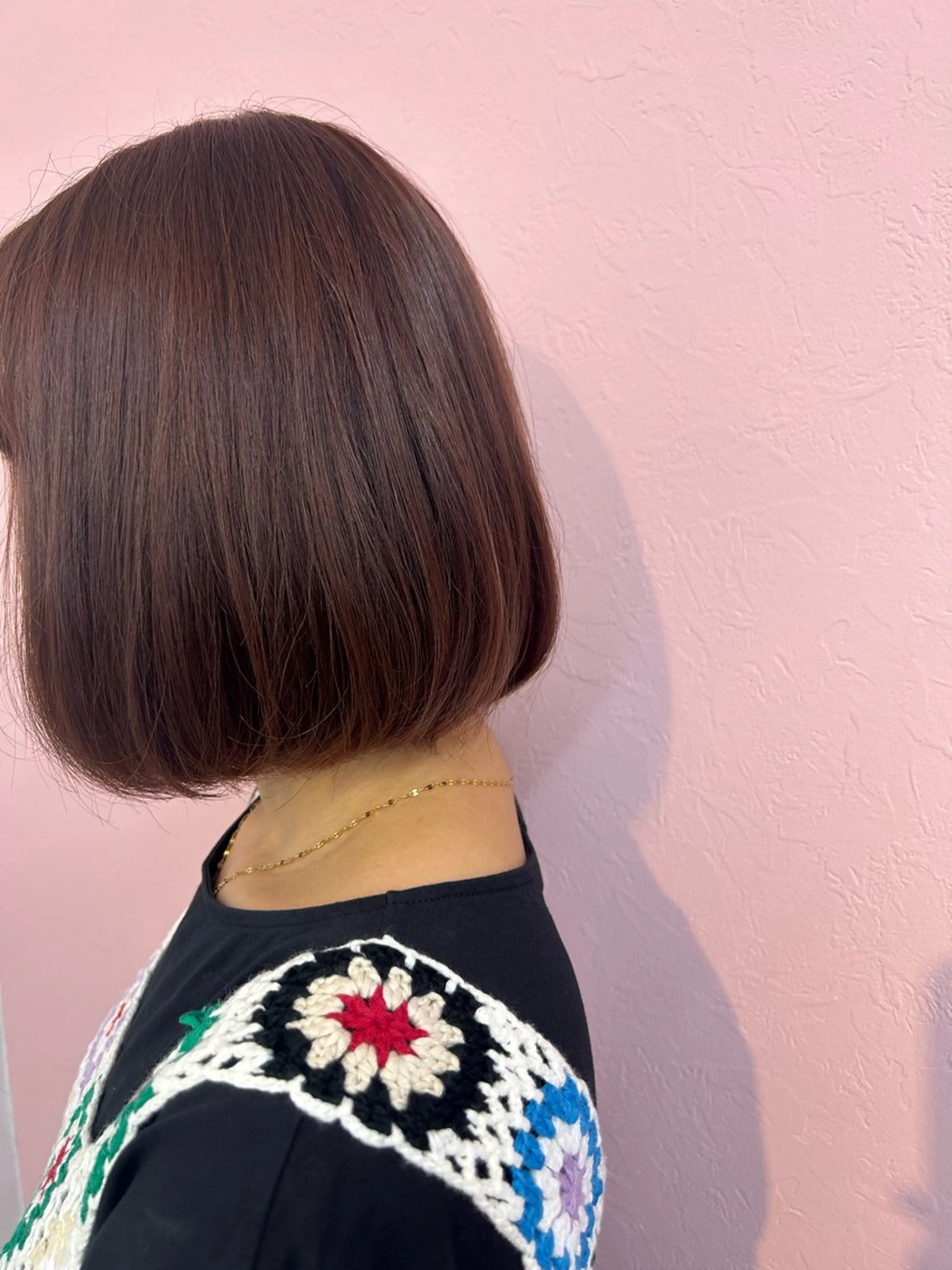 ショート カラー ヘアカラー トリートメント suehiro yunaのヘアスタイル