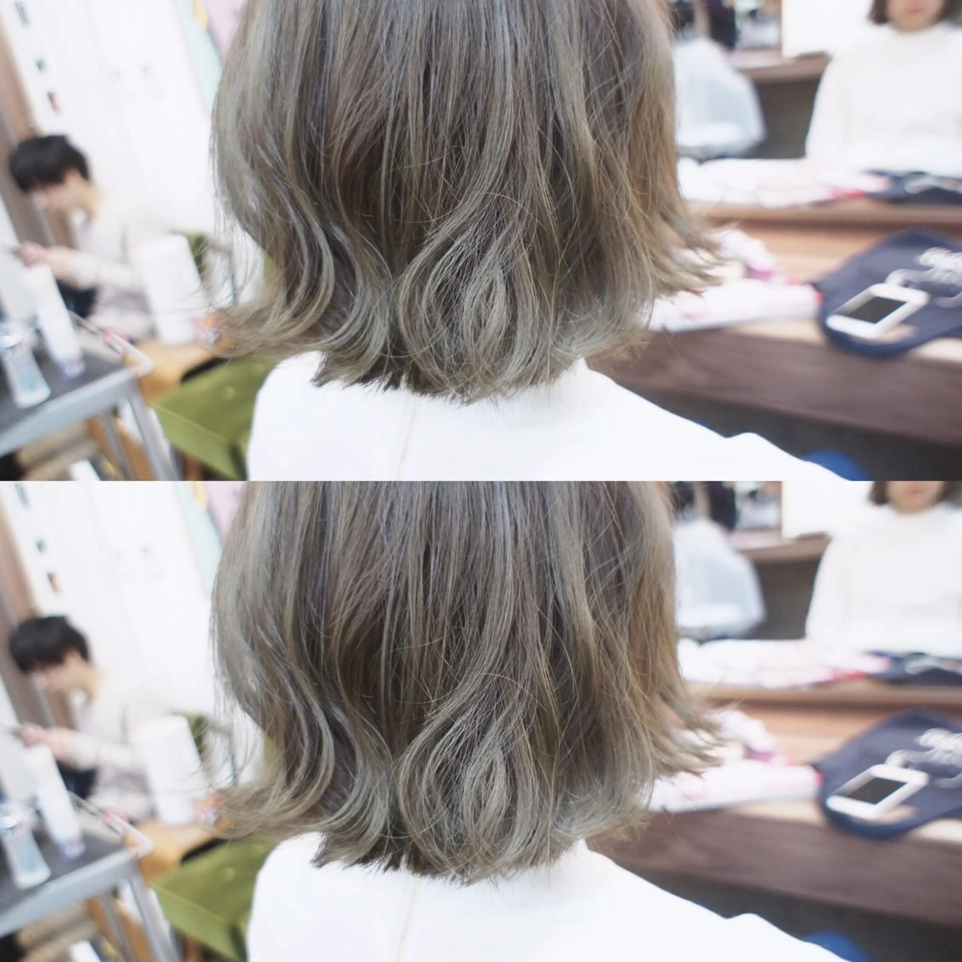 ショート カラー パーマ ヘアアレンジ 🟦髪質改善6年 💊YAMAMOTOのヘアスタイル