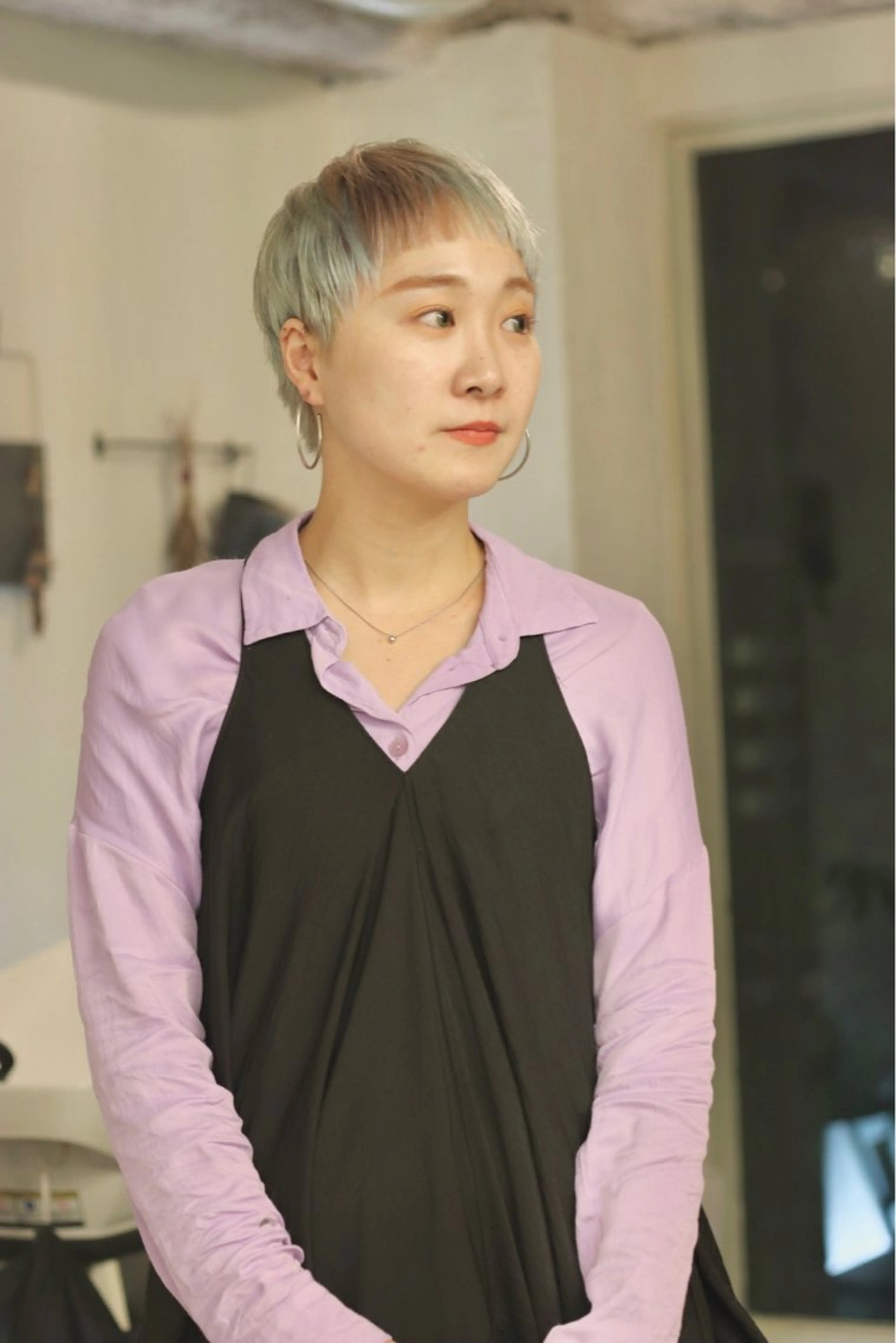 ショート カラー joh/メンズ/ ブリーチ/矢場町のヘアスタイル