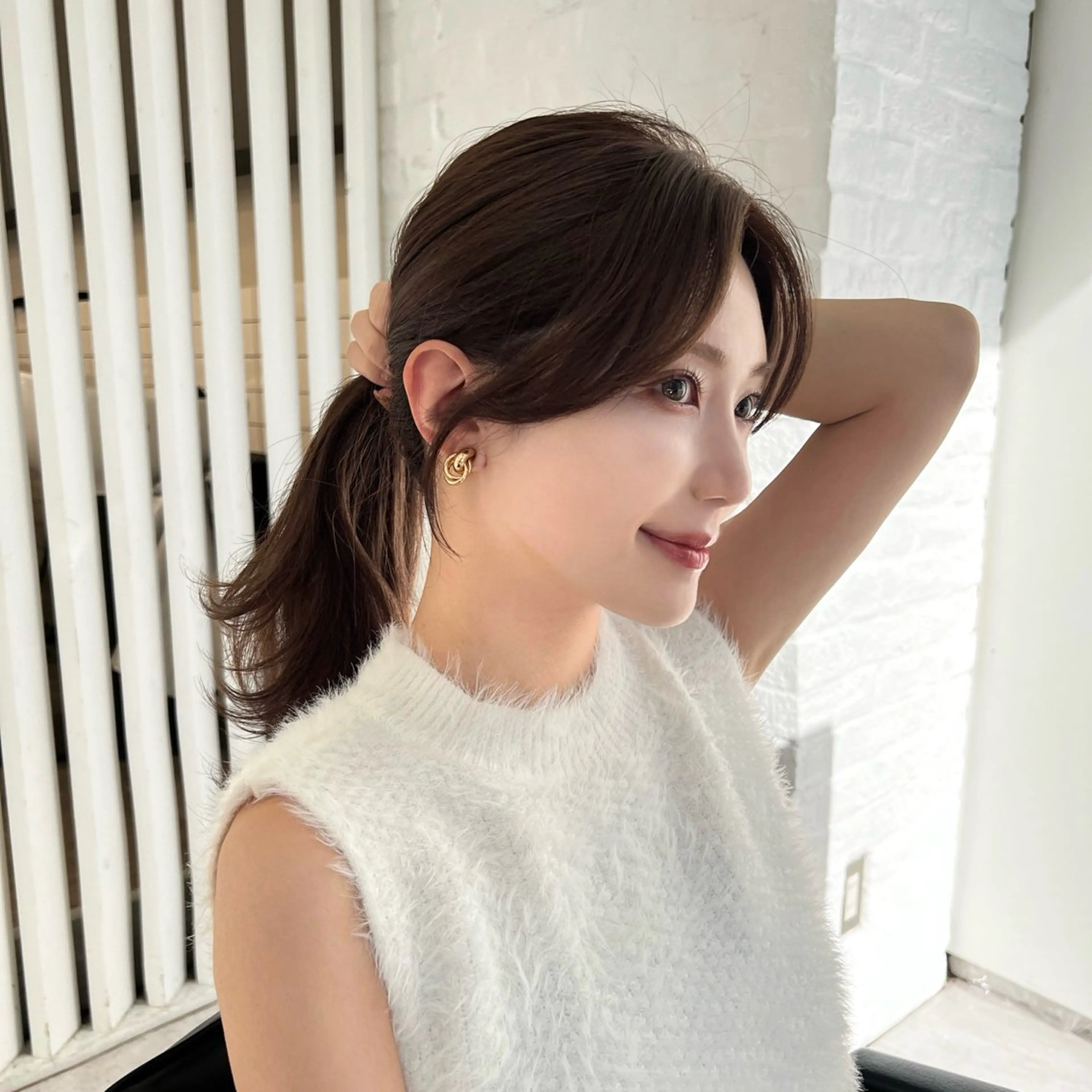 セミロング 映える顔まわり/前髪 特化 💗 ユキマのヘアスタイル