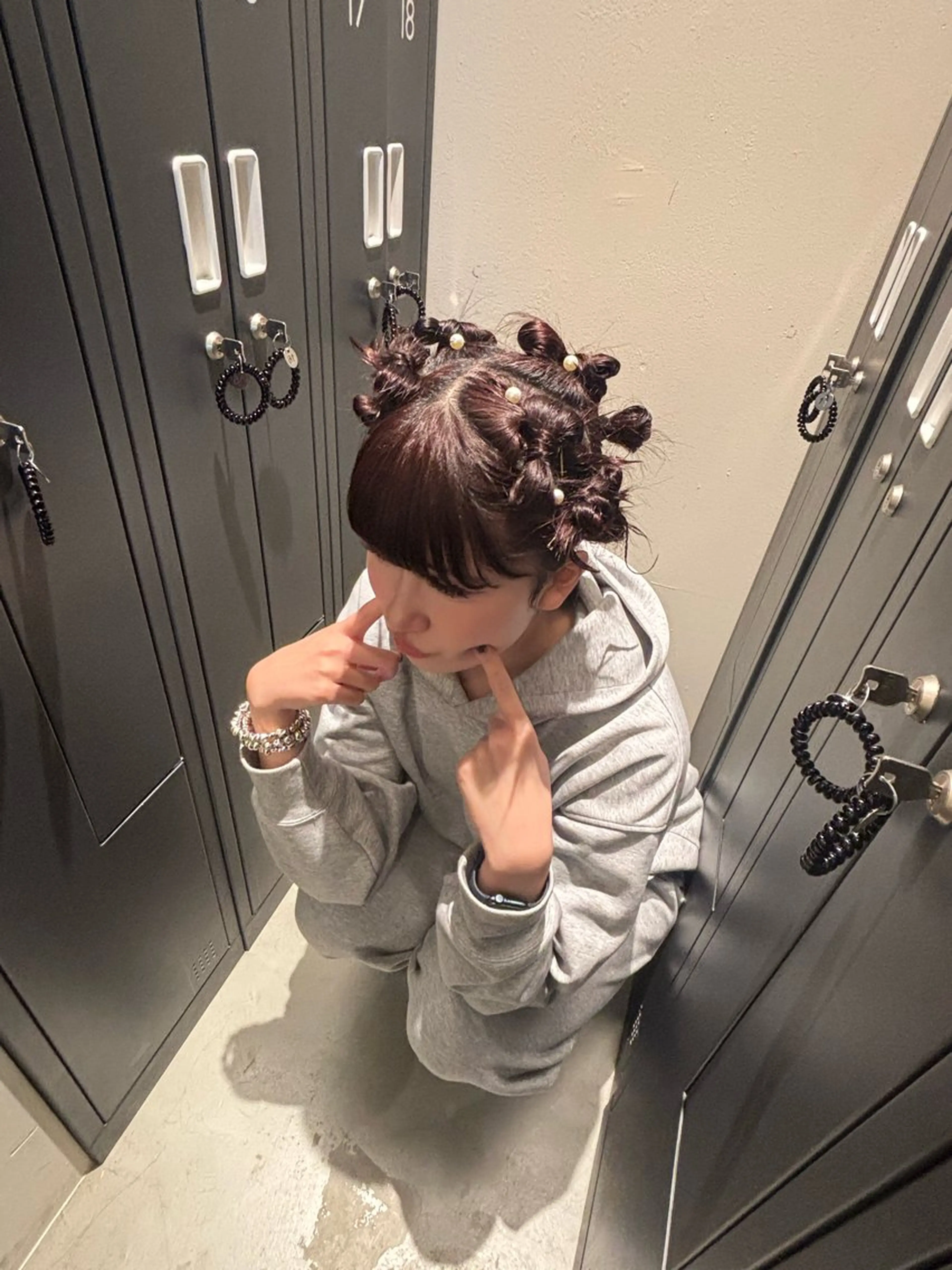 ミディアム ボブ ヘアセット 𝐚𝐲𝐚𝐧𝐞 /美髪/縮毛矯正のヘアスタイル