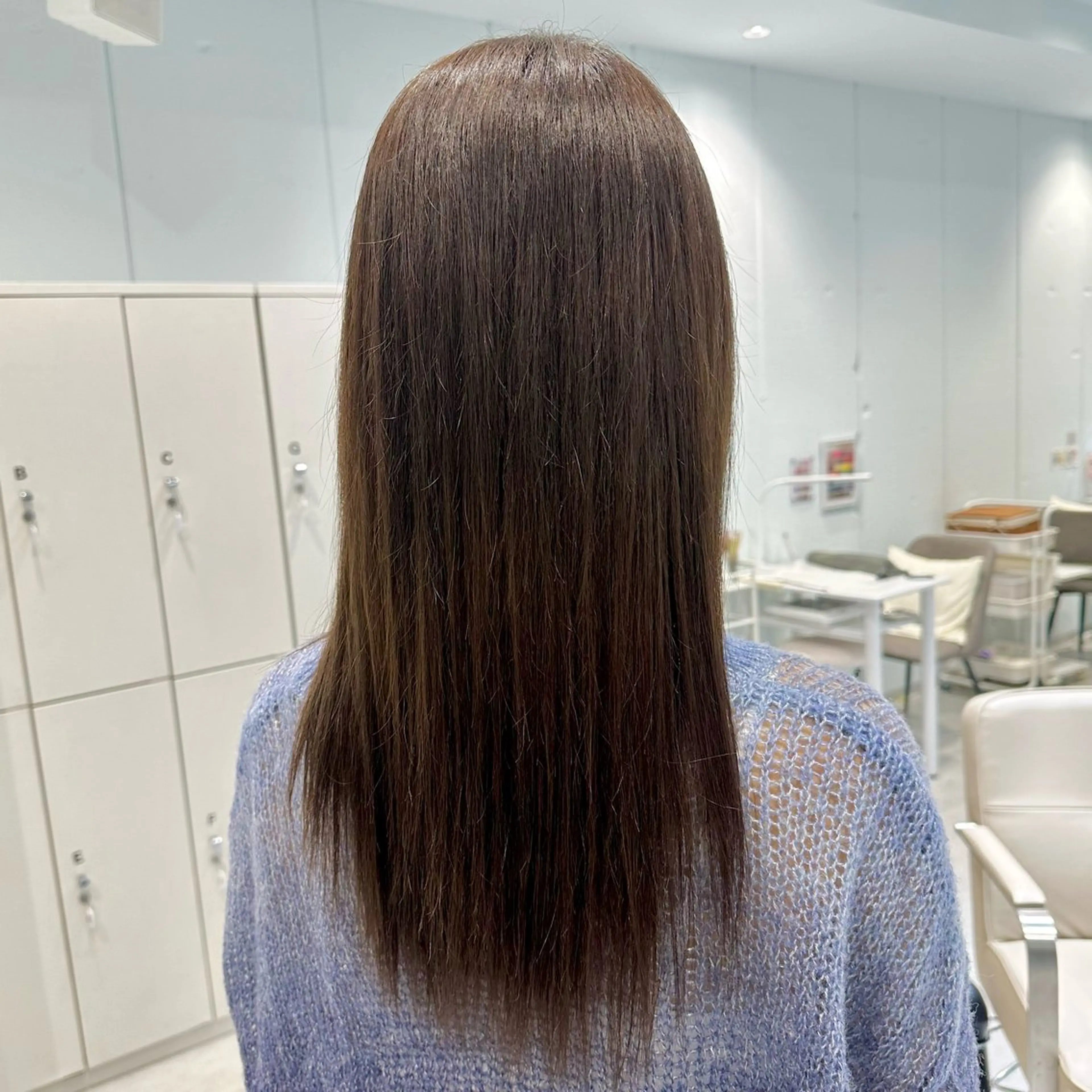 セミロング カラー ヘアカラー なりた るいのヘアスタイル