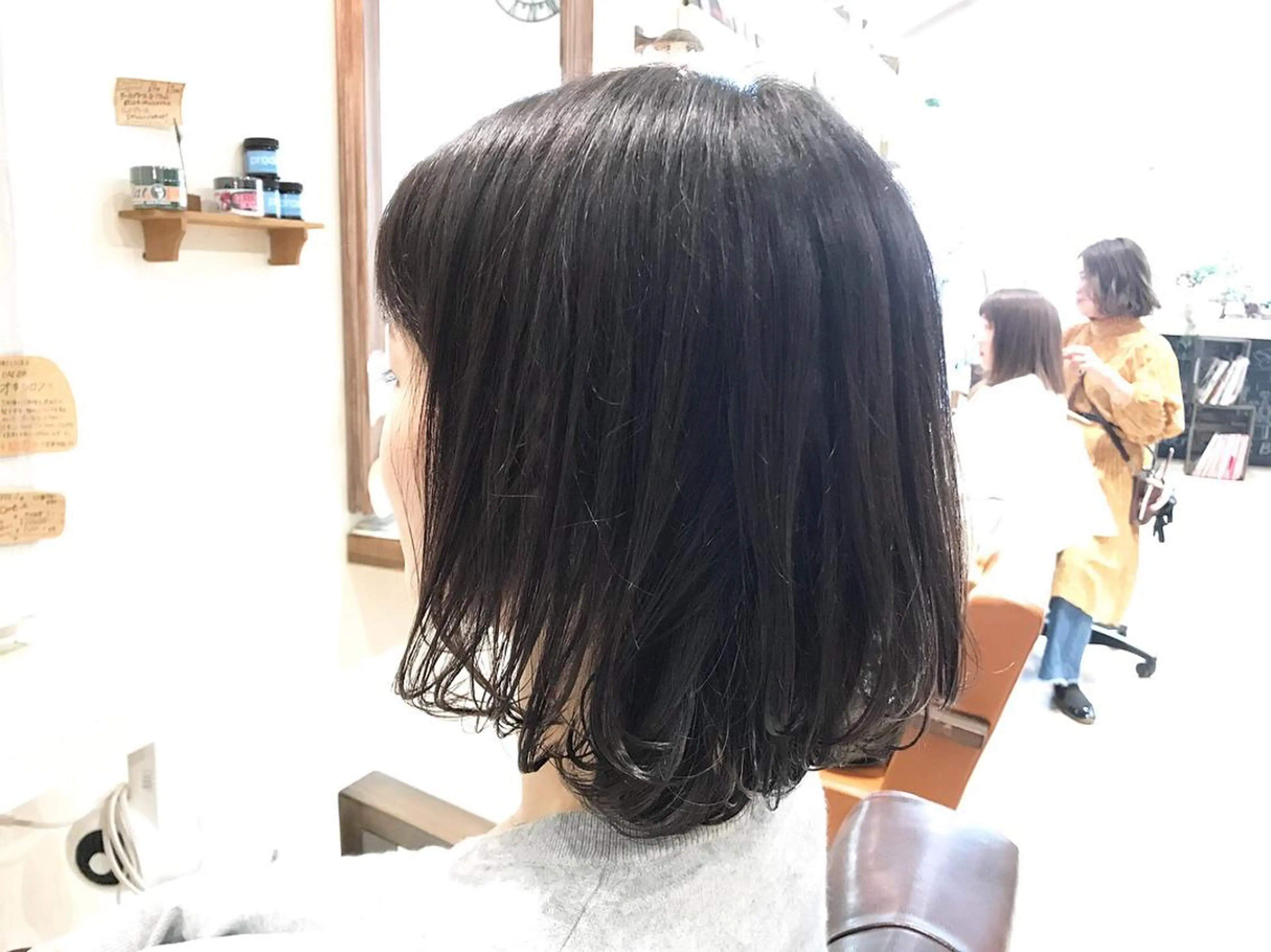 ショート カラー ボブ メンズ指名多数!! SiLO 田島のヘアスタイル