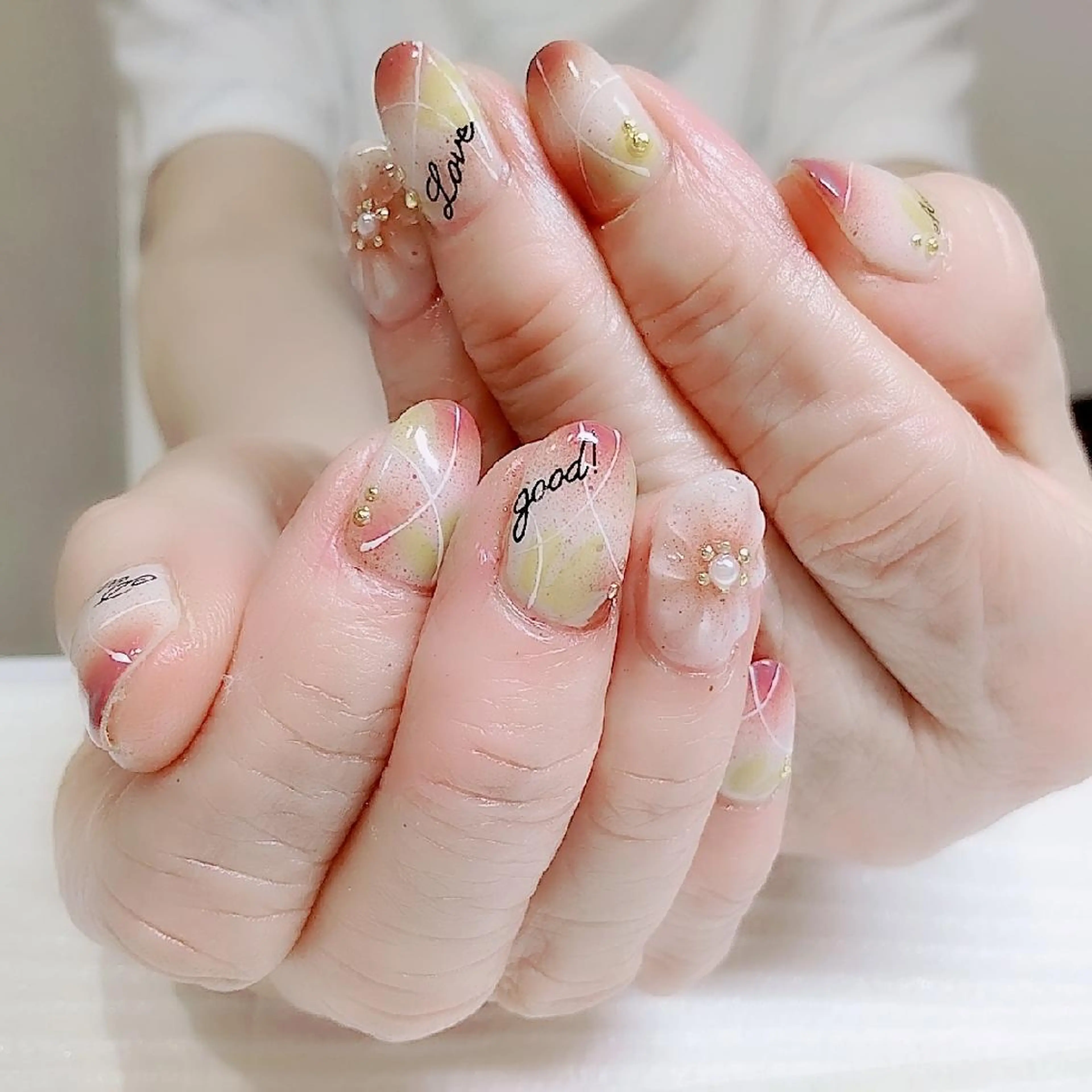 ネイル アートネイル ハンドネイル infinity skyのネイルデザイン