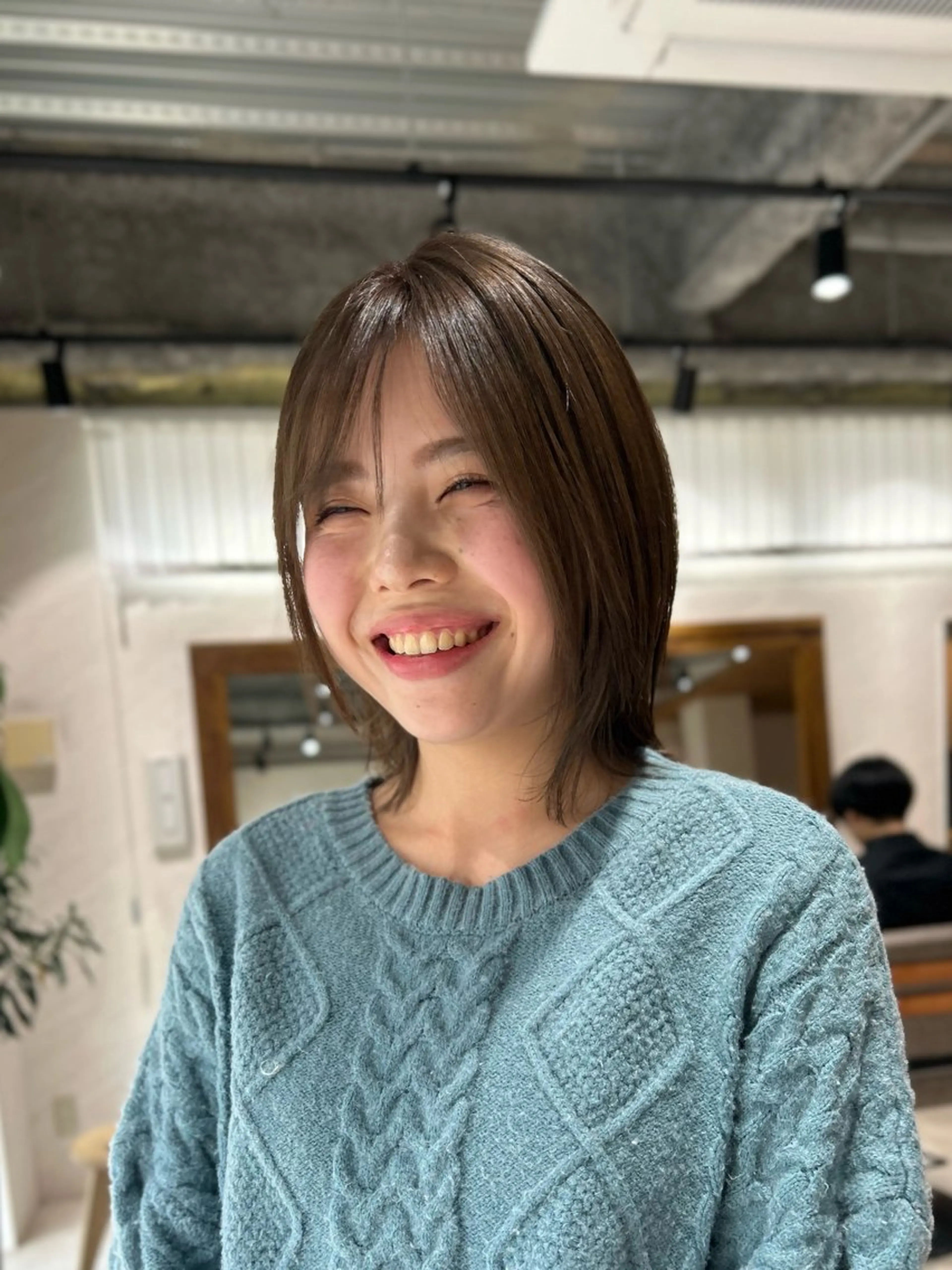 ショート カラー 赤みゼロ 🤎柔ベージュのヘアスタイル