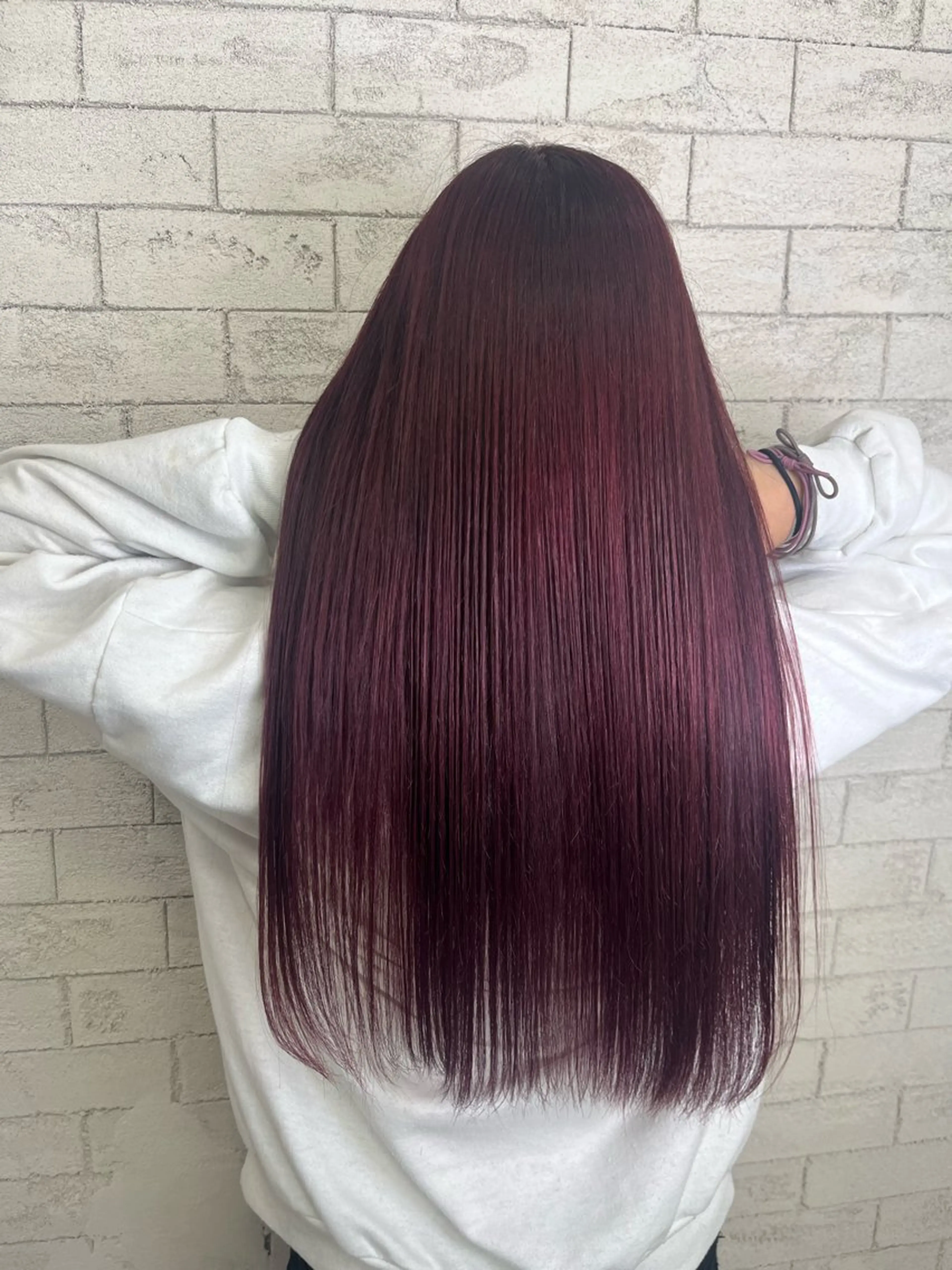 ロング カラー カット ヘアカラー トリートメント Eleanor立川北口所属・🦋YUI 髪質改善 ブリーチ　着付け🦋のヘアスタイル