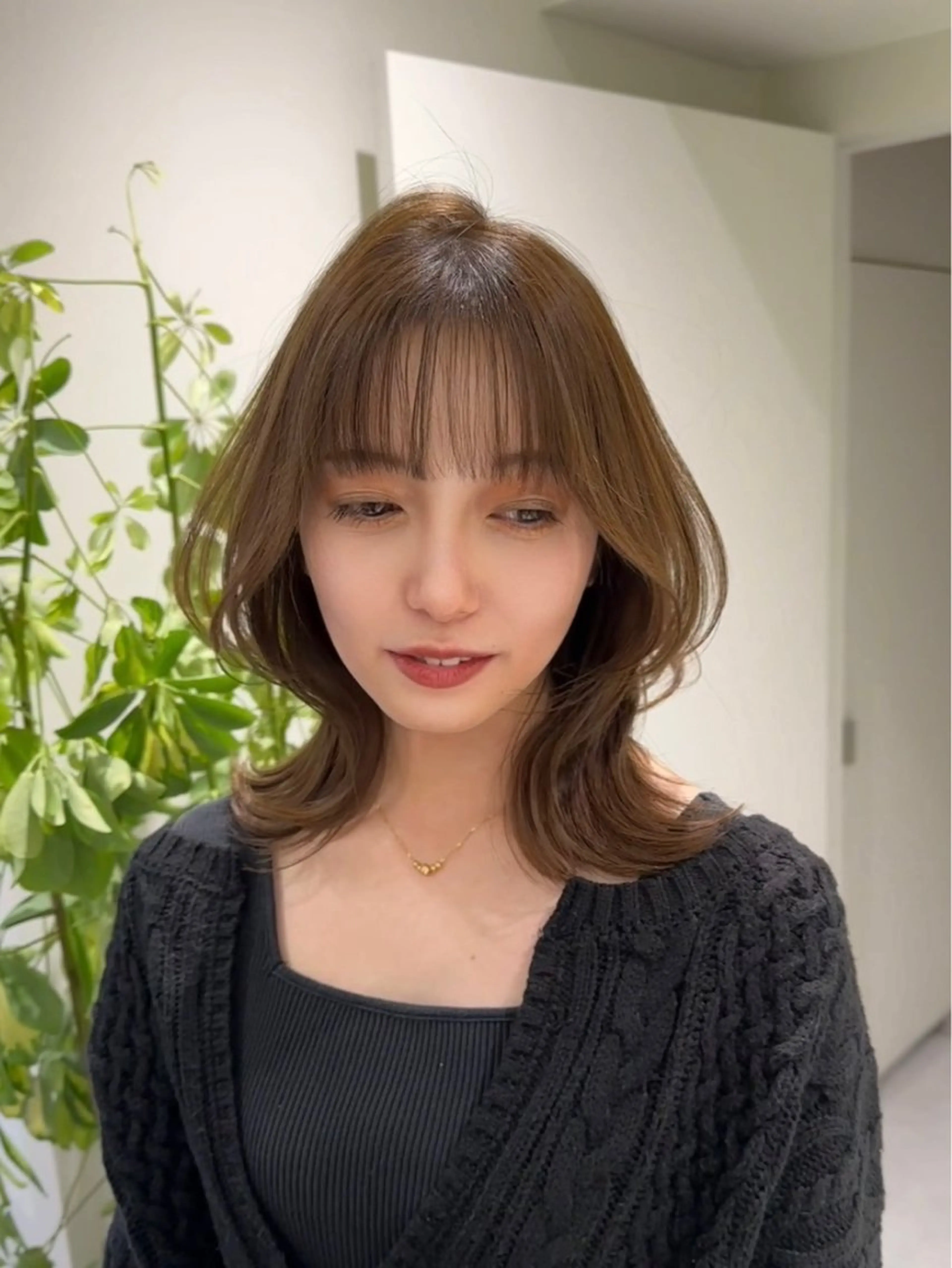 ミディアム カラー ご予約 宜しくお願いします！のヘアスタイル