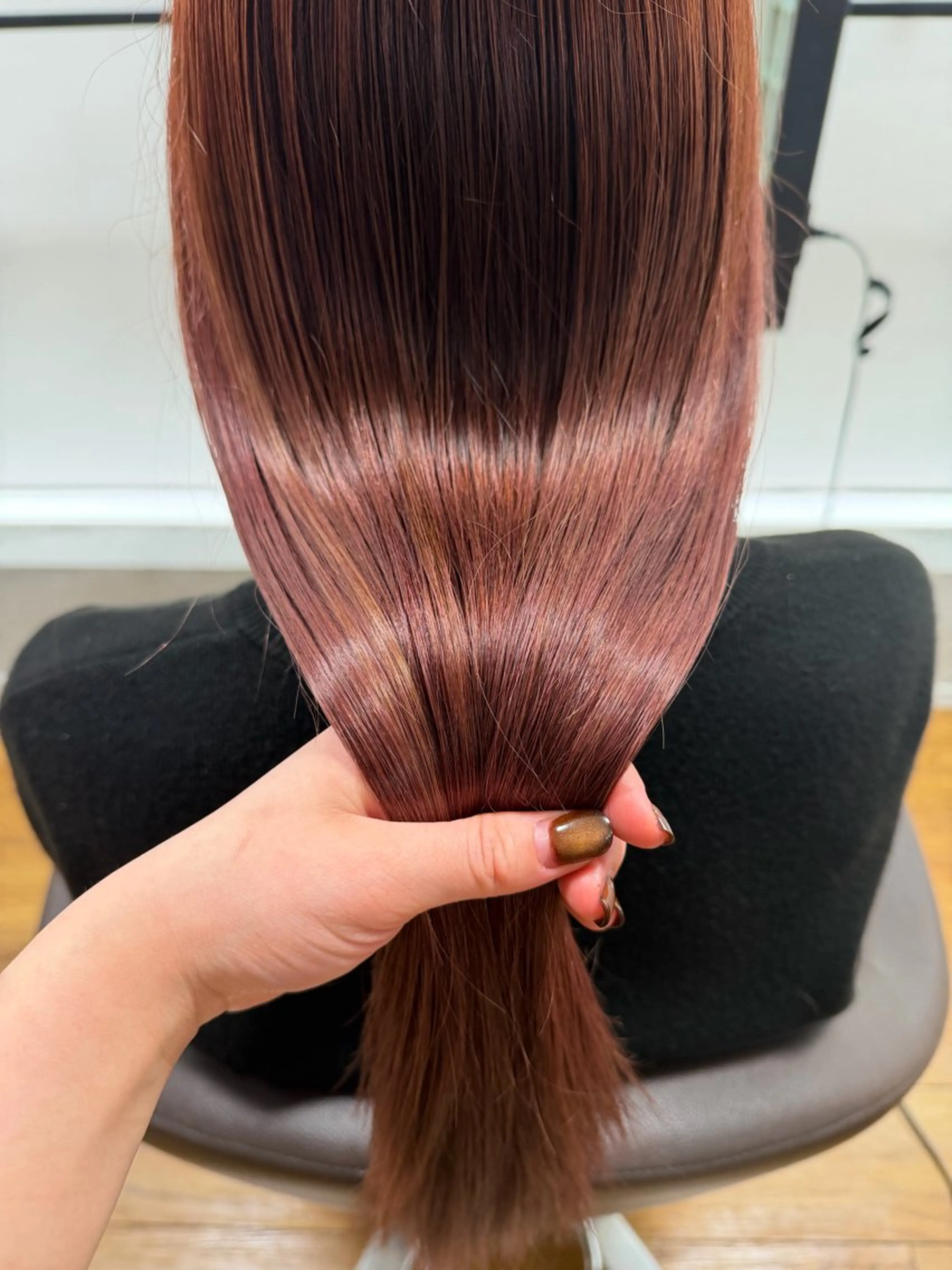 カラー ayano/ 艶カラー✨/韓国風のヘアスタイル