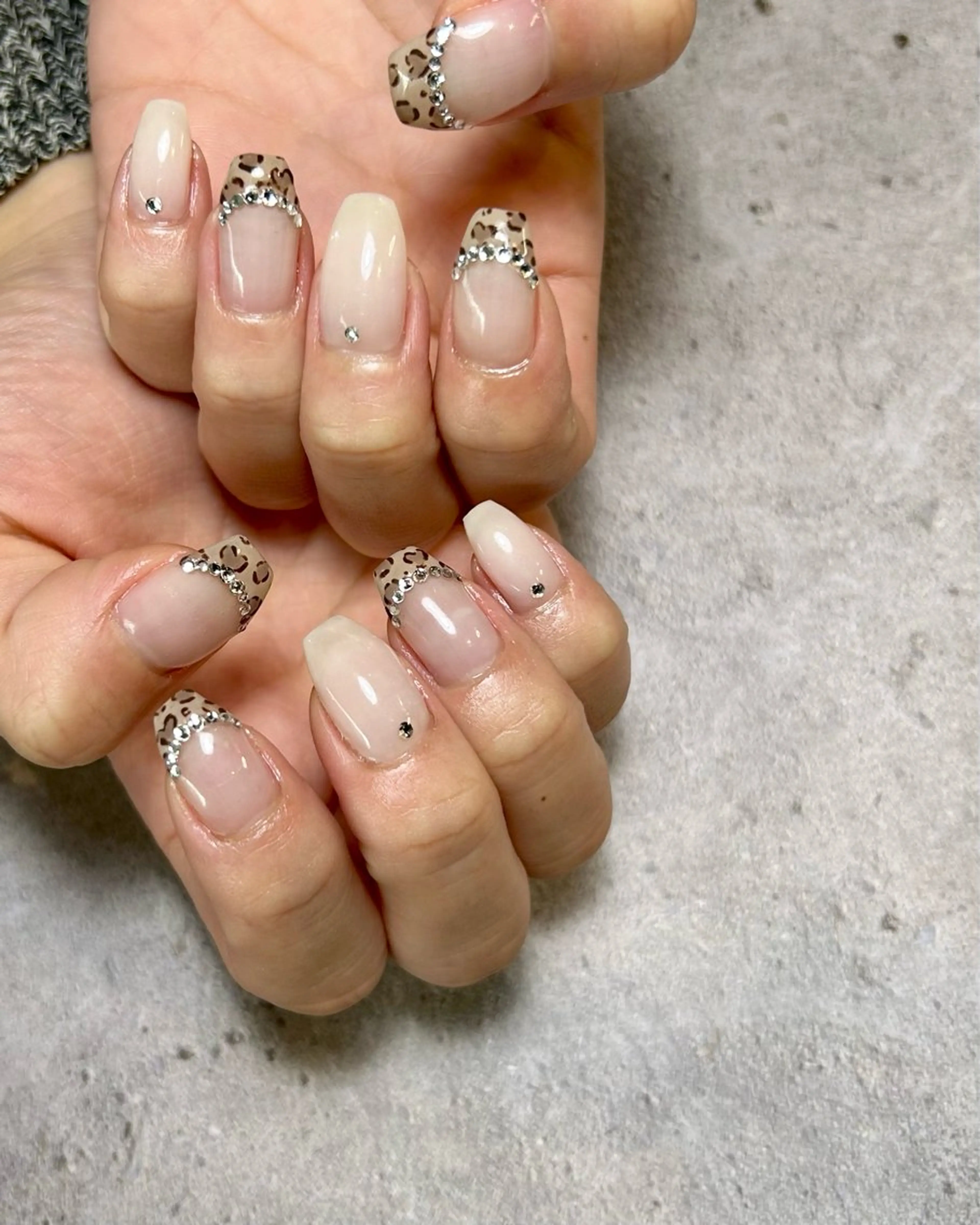 ネイル アニマル柄 持ち込み ハンドネイル Reflection marikoのネイルデザイン