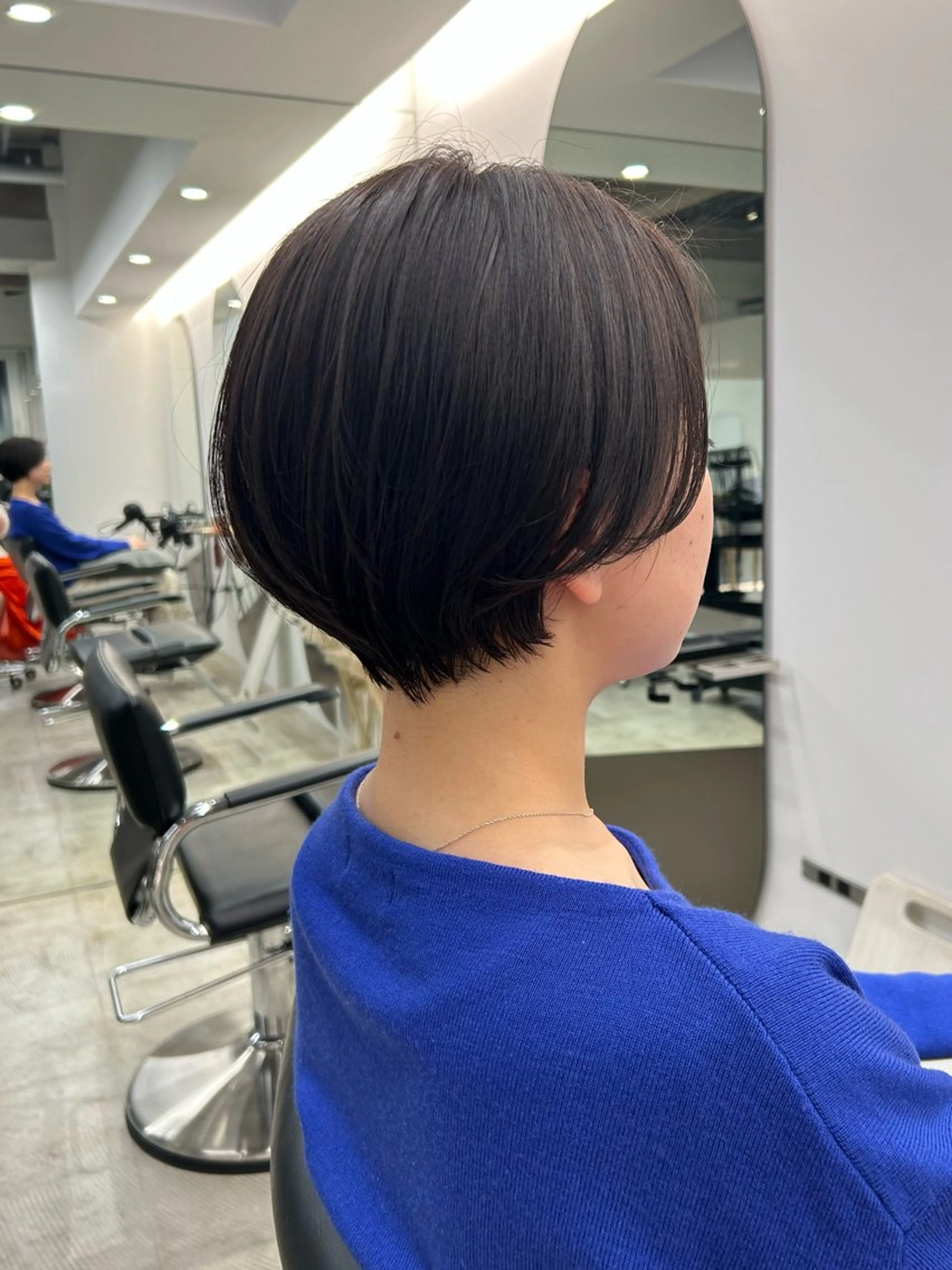 ショート カラー 山下夕月 ショート🫧ボブのヘアスタイル