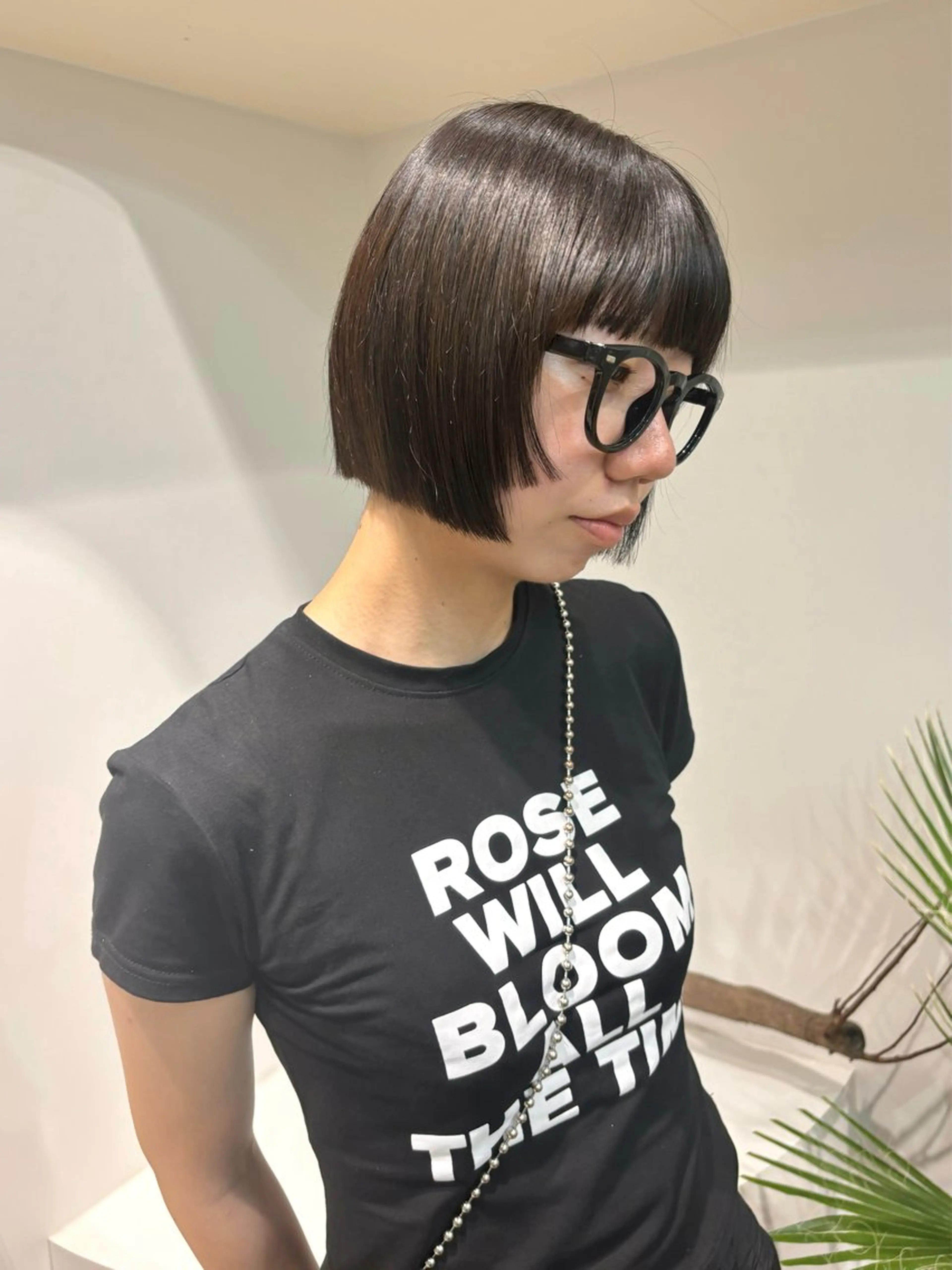 ミディアム カット トリートメント 韓国レイヤー/ヘア カラー🎀ayamiのヘアスタイル