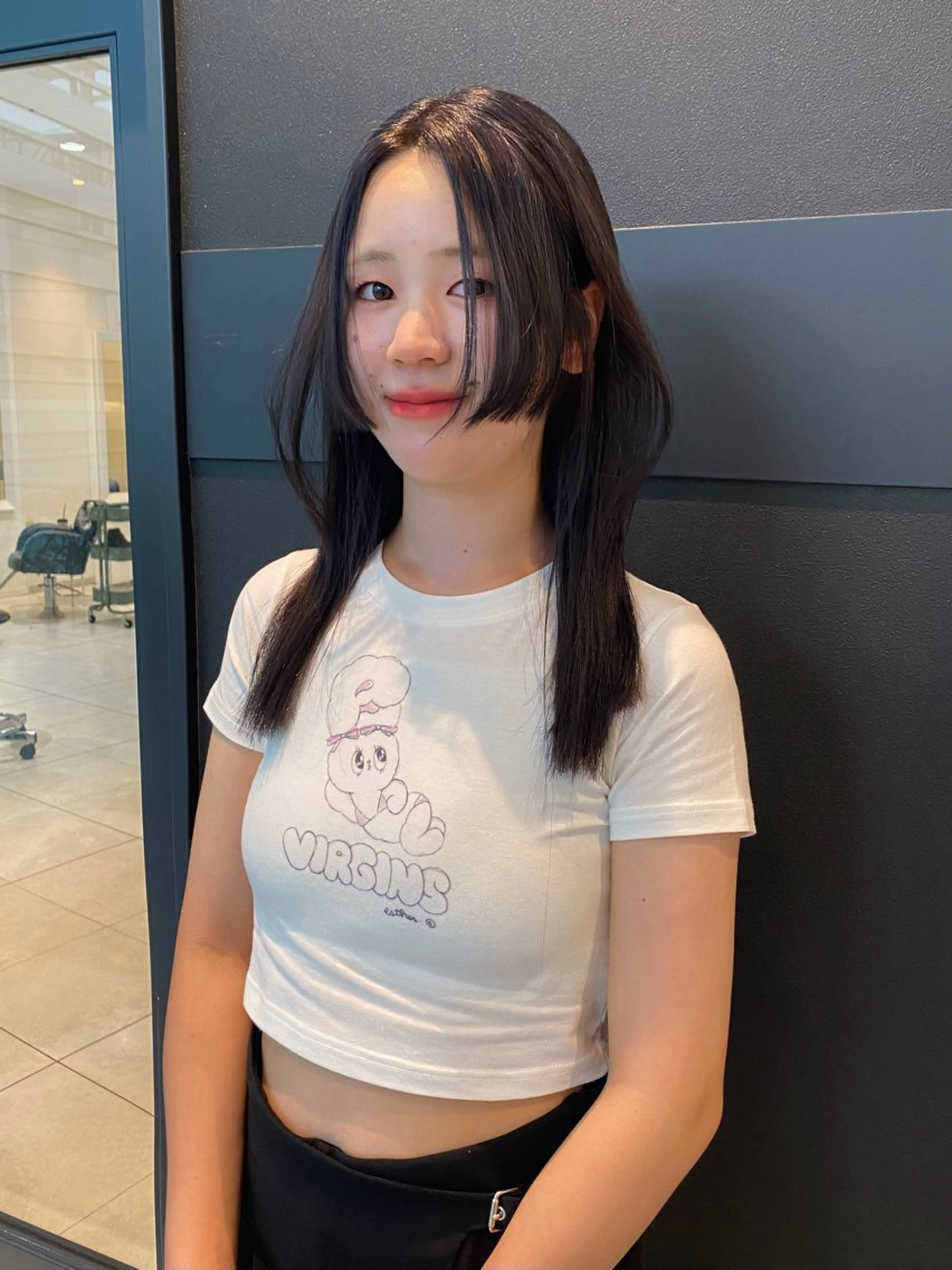 セミロング カラー カット ヘアカラー トリートメント mai / linoah˚✧のヘアスタイル