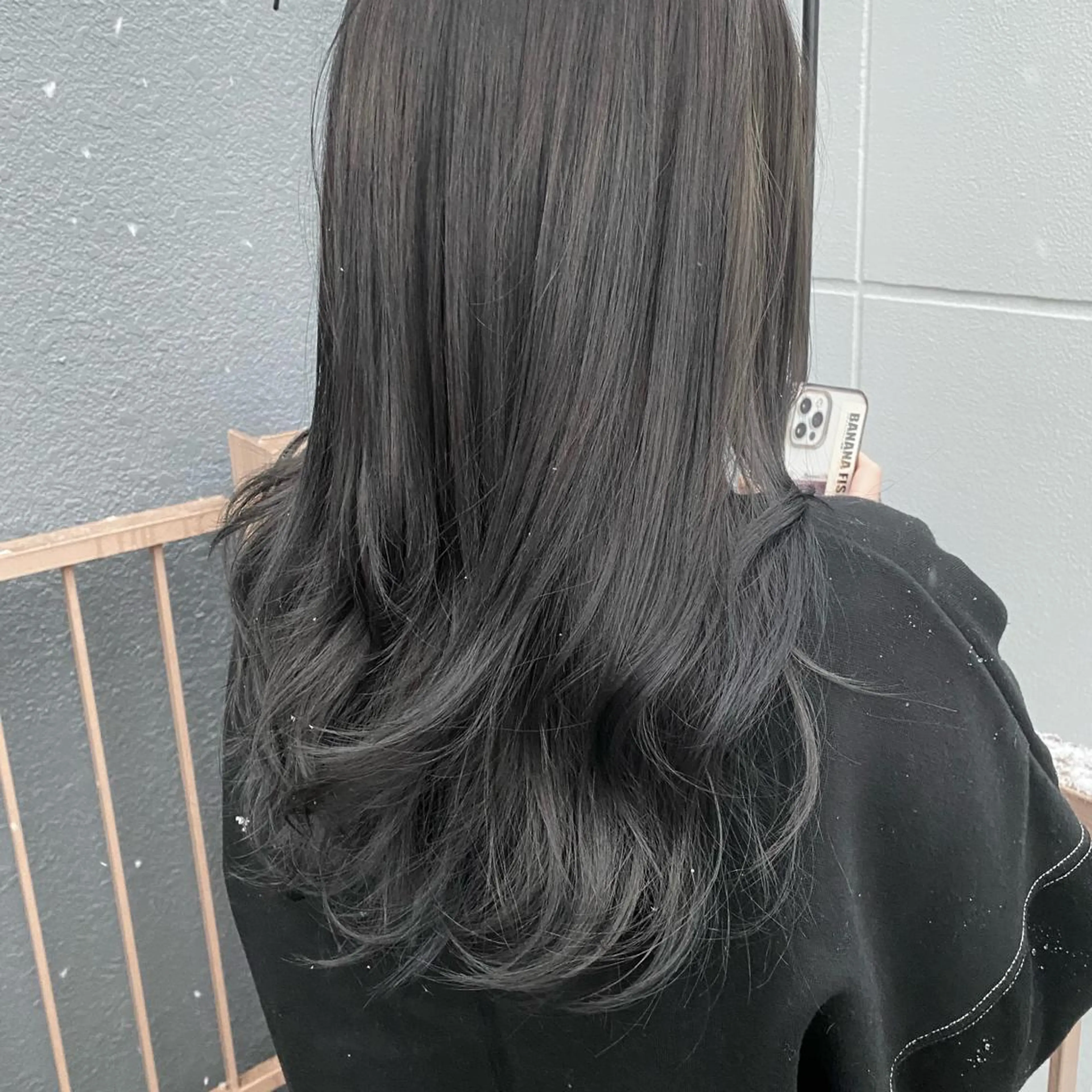 カラー グレージュ ミント 🫧透明感カラー 🫧 ジルバ清水南海のヘアスタイル