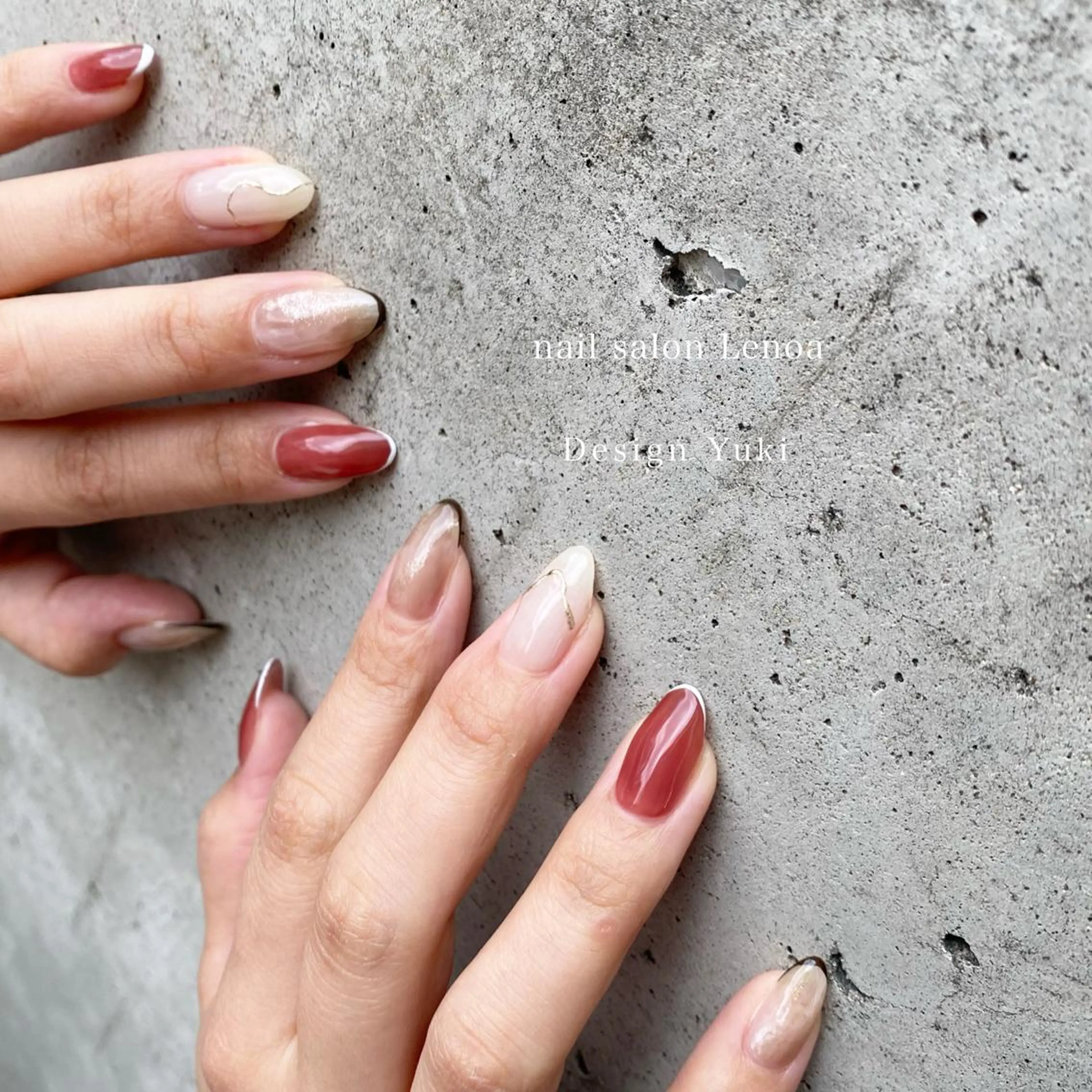 ネイル ハンドネイル Lenoa Yukiのネイルデザイン