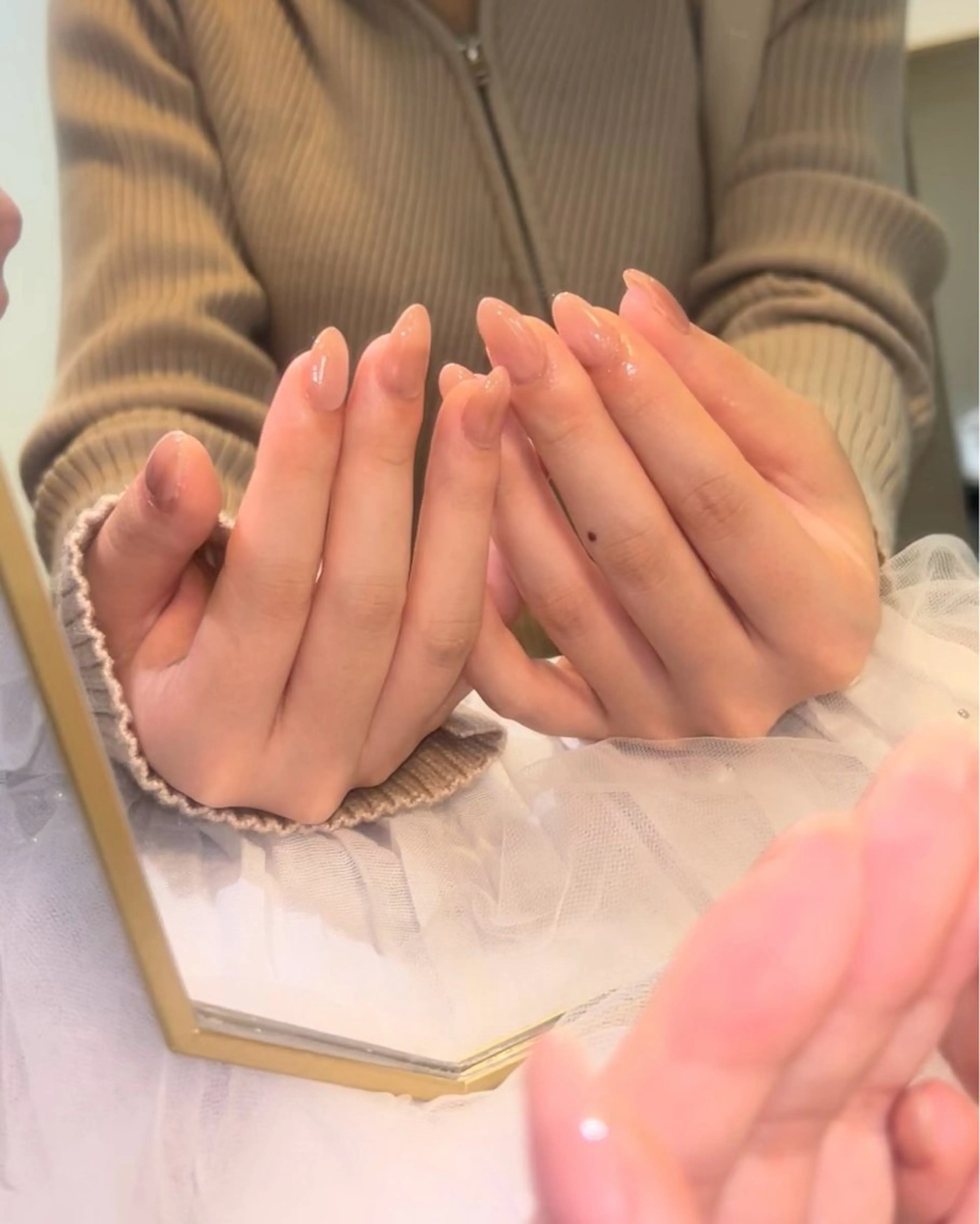 ネイル マグネットネイル ピンク ハンドネイル nico +所属・nico + 鷲野のネイルデザイン