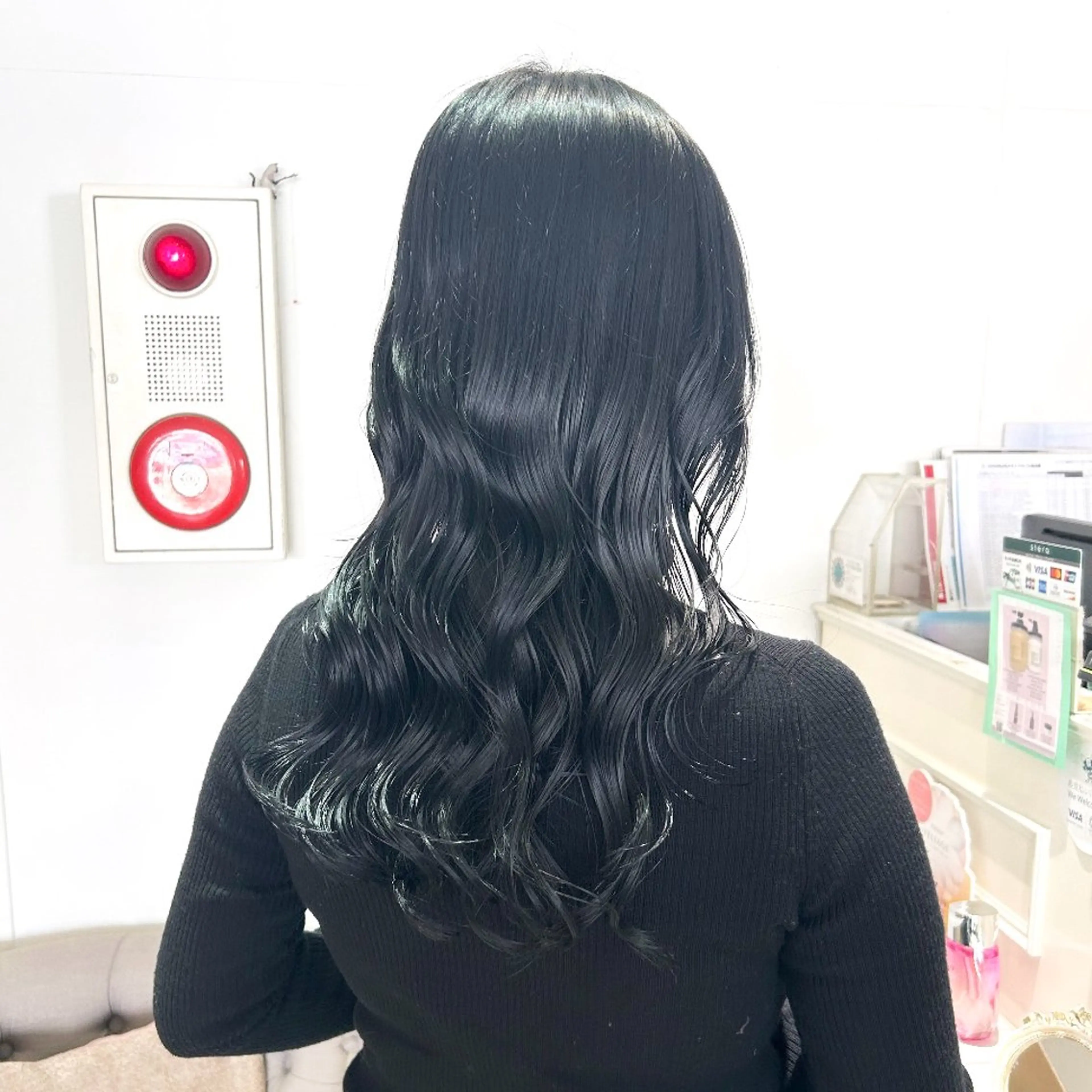 ロング カラー ヘアアレンジ カット ヘアカラー 吉水 彩乃 /ボブ/艶感カラーのヘアスタイル