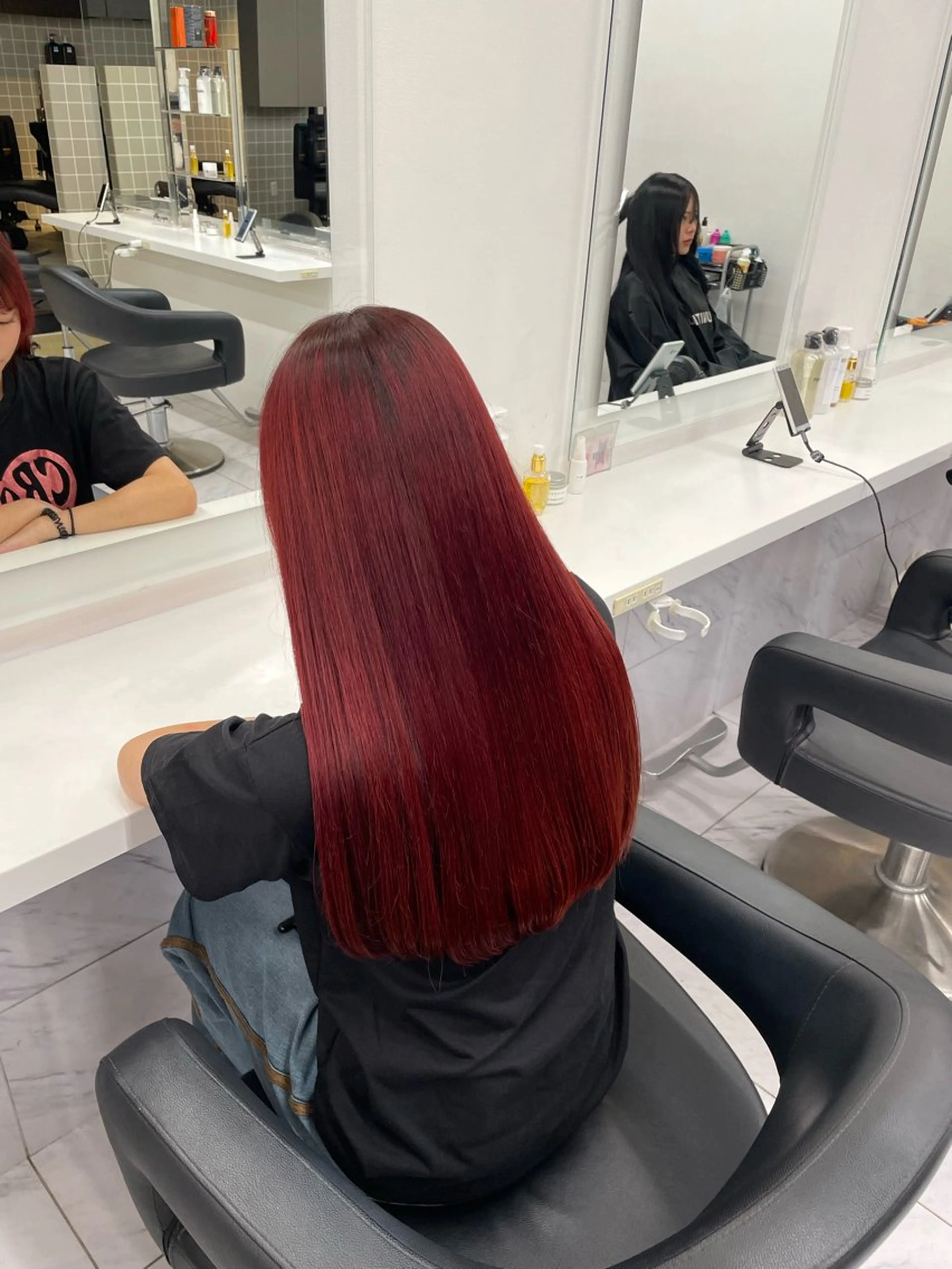 ロング カラー ヘアアレンジ ヘアカラー トリートメント ヘアセット 💗横浜美容室 💗HARUNAのヘアスタイル