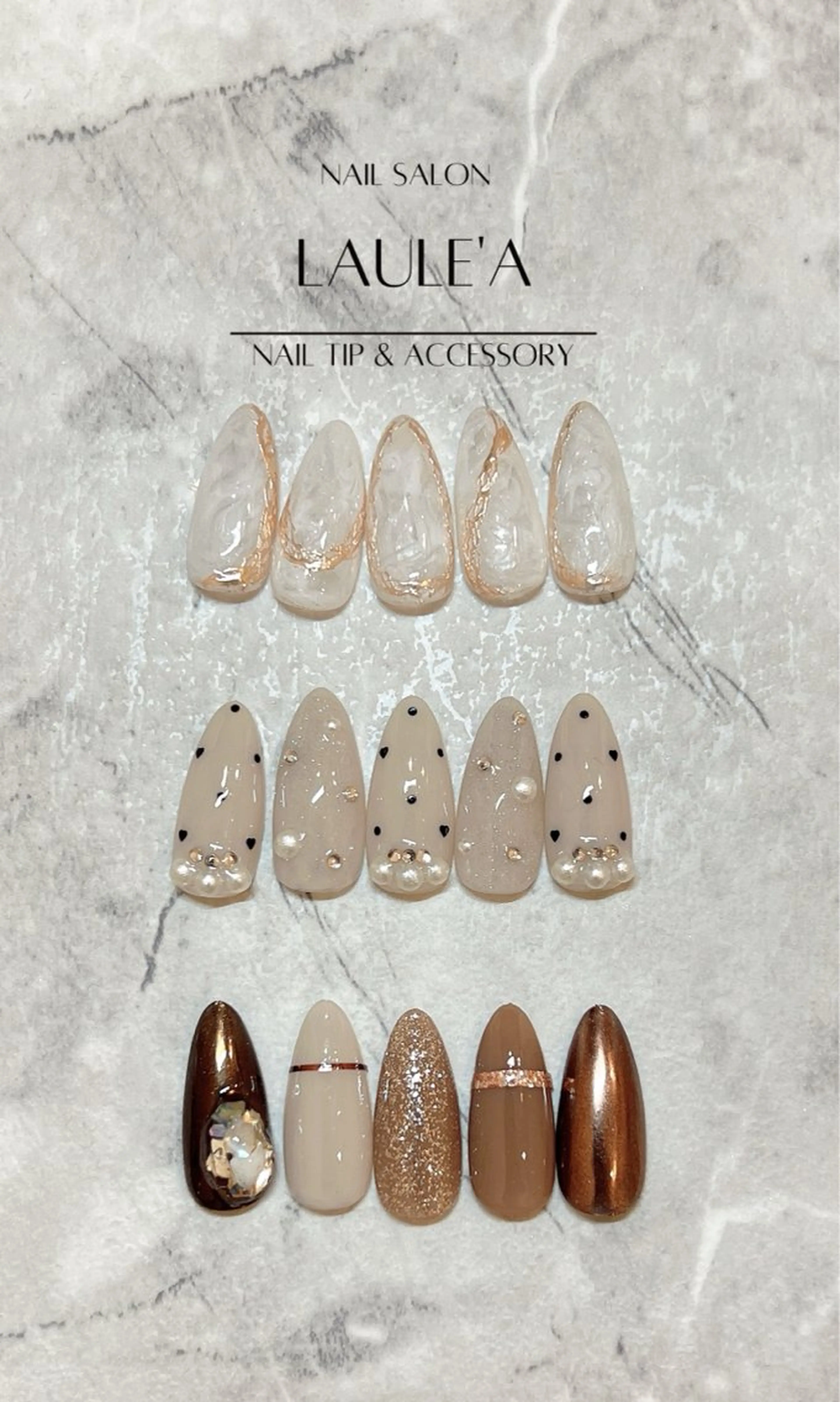 ネイル ハンドネイル nailsalon Laule'aのネイルデザイン