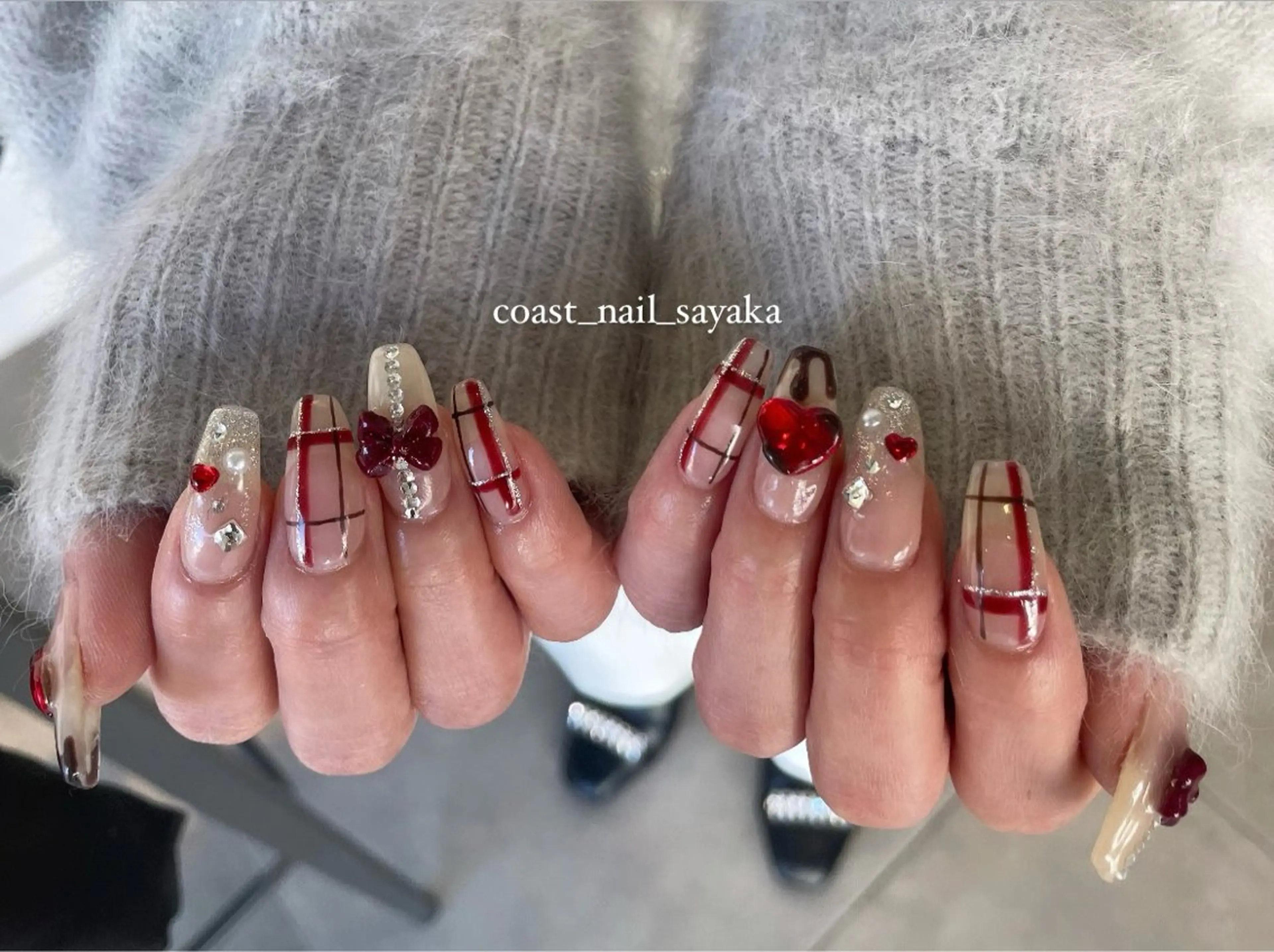 ネイル 持ち込み ハンドネイル HOSHI ⭐️辻堂 /藤沢ガーリーネイルのネイルデザイン